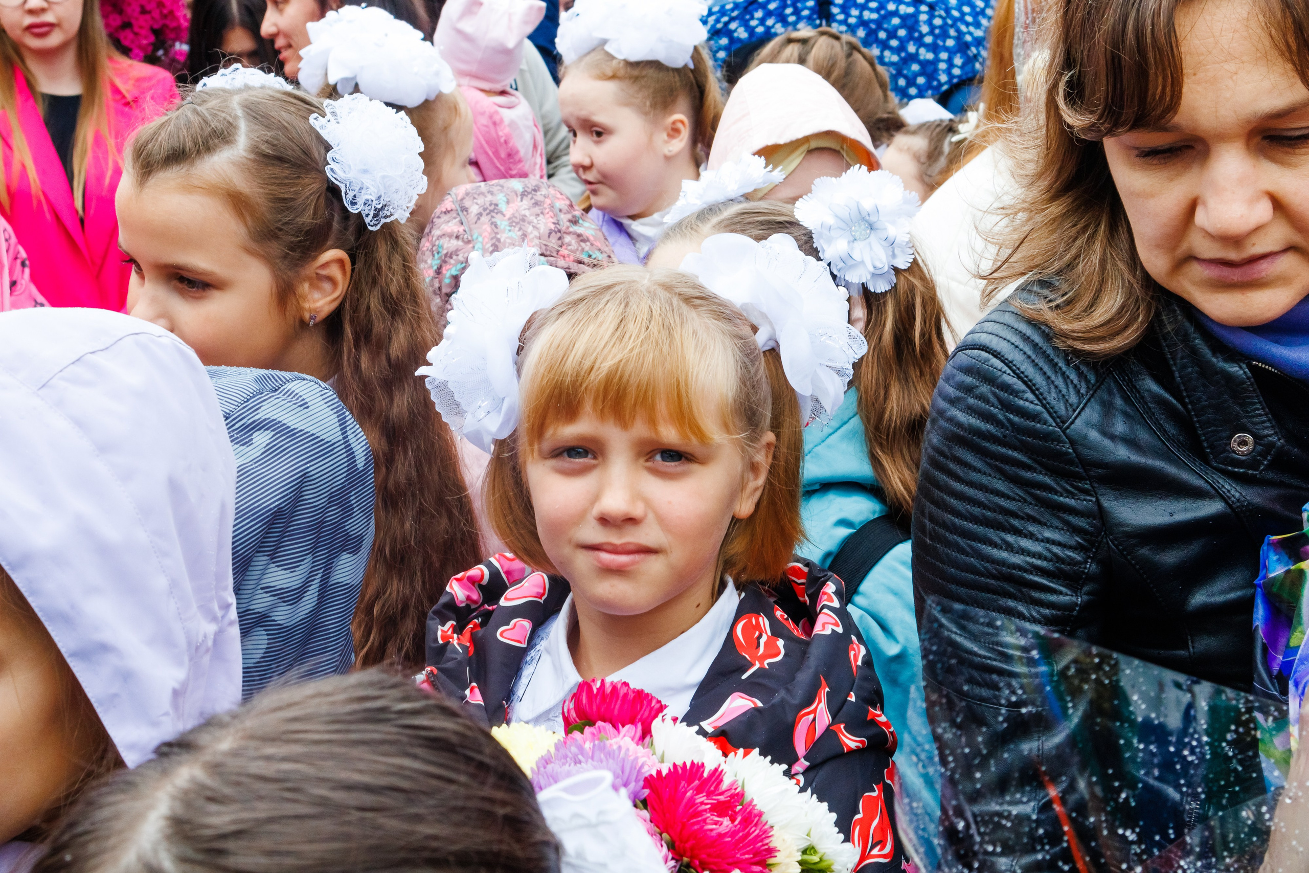 Первый урок школа 206. Фотограф в Новосибирске Евгений Маслов