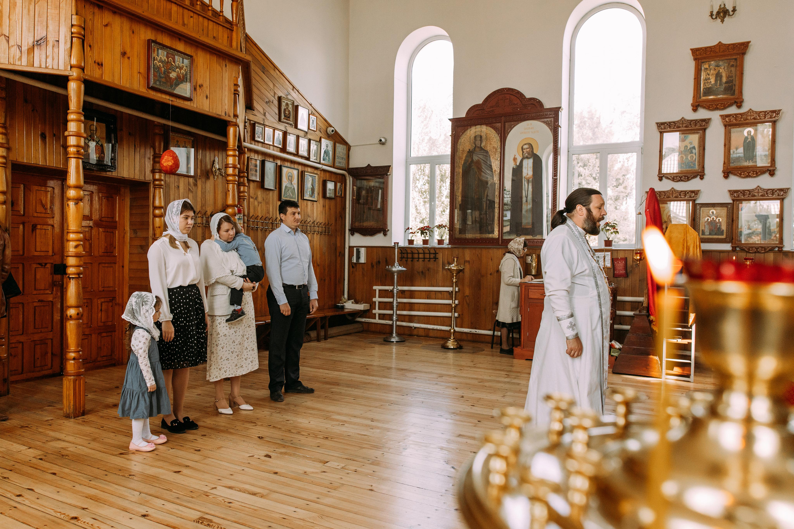 Крещение Златы и Ярослава. Семейный фотограф и детский фотограф в Волгограде Алеся Бутакова — дет