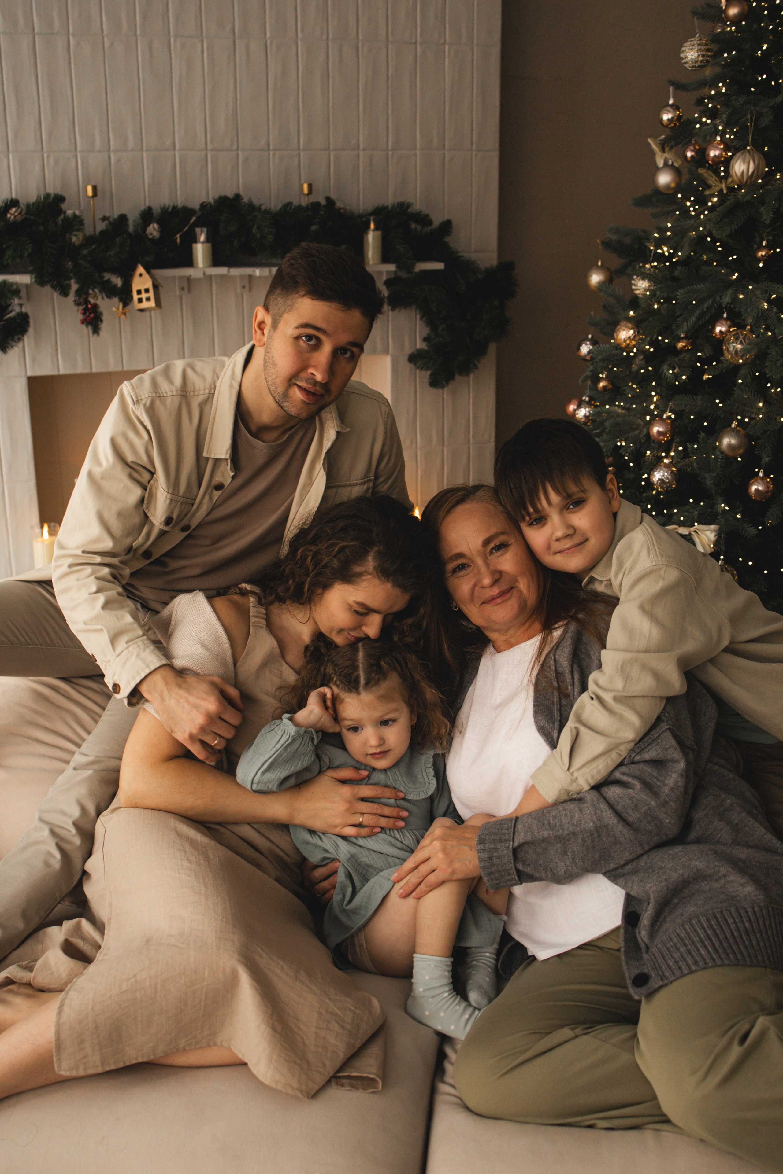 Семейная новогодняя фотосессия. Фотограф Екатеринбург Анастасия Лиханова