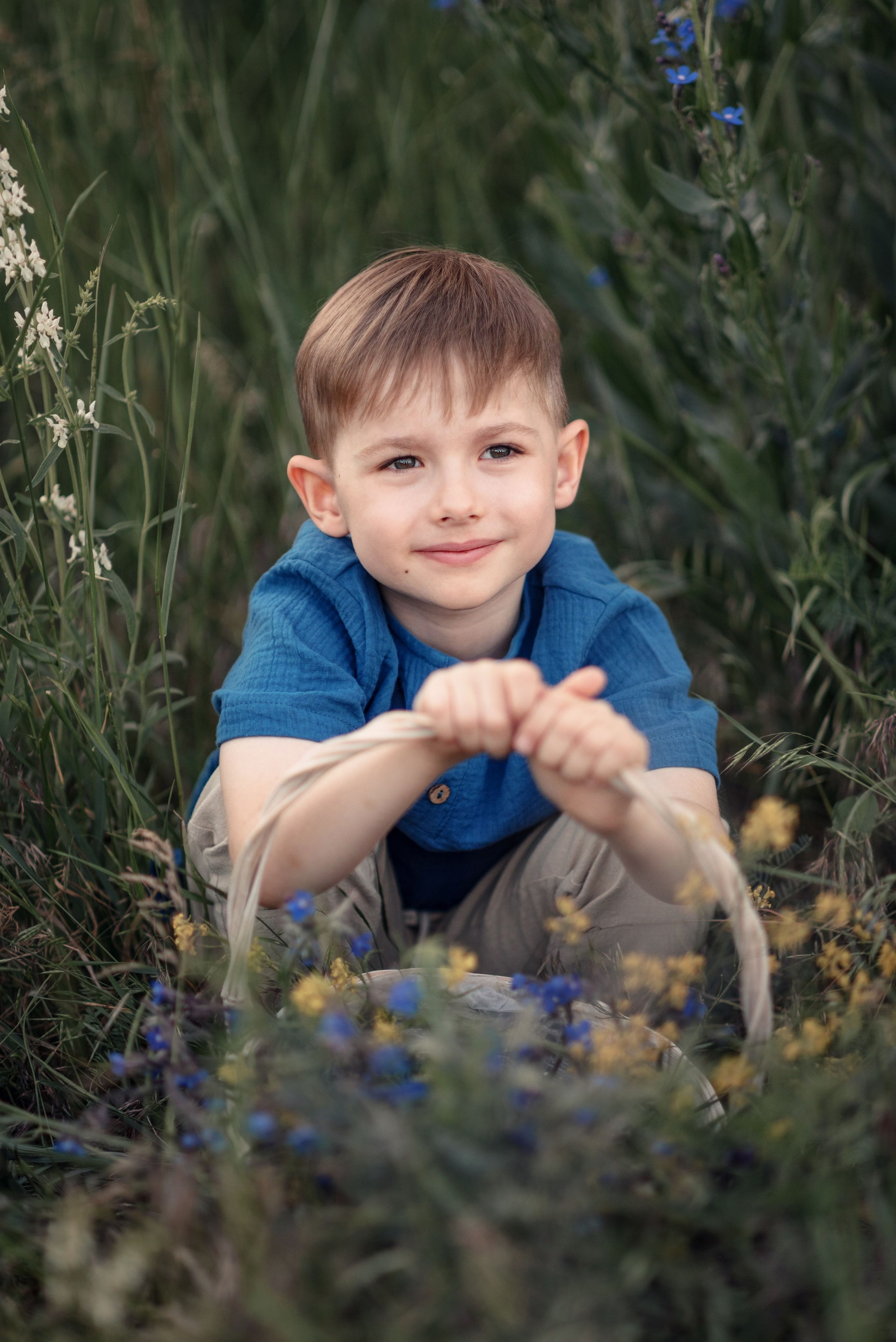 Мирон в поле. Семейный, детский и женский фотограф в Ростове-на-Дону Кирилина Екатерина