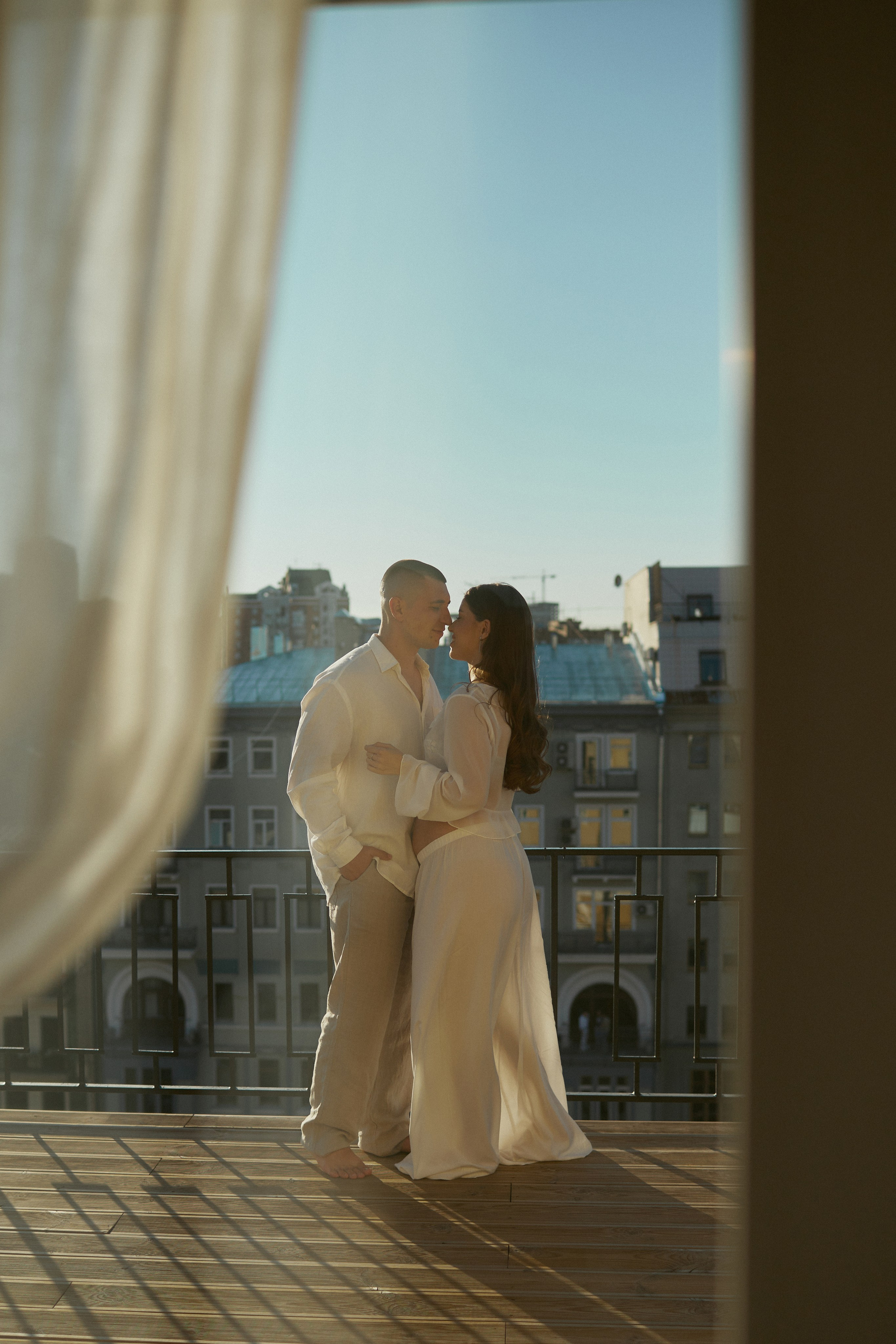 Любовь на крыше. Свадебный фотограф Москва Татьяна Кундельчук