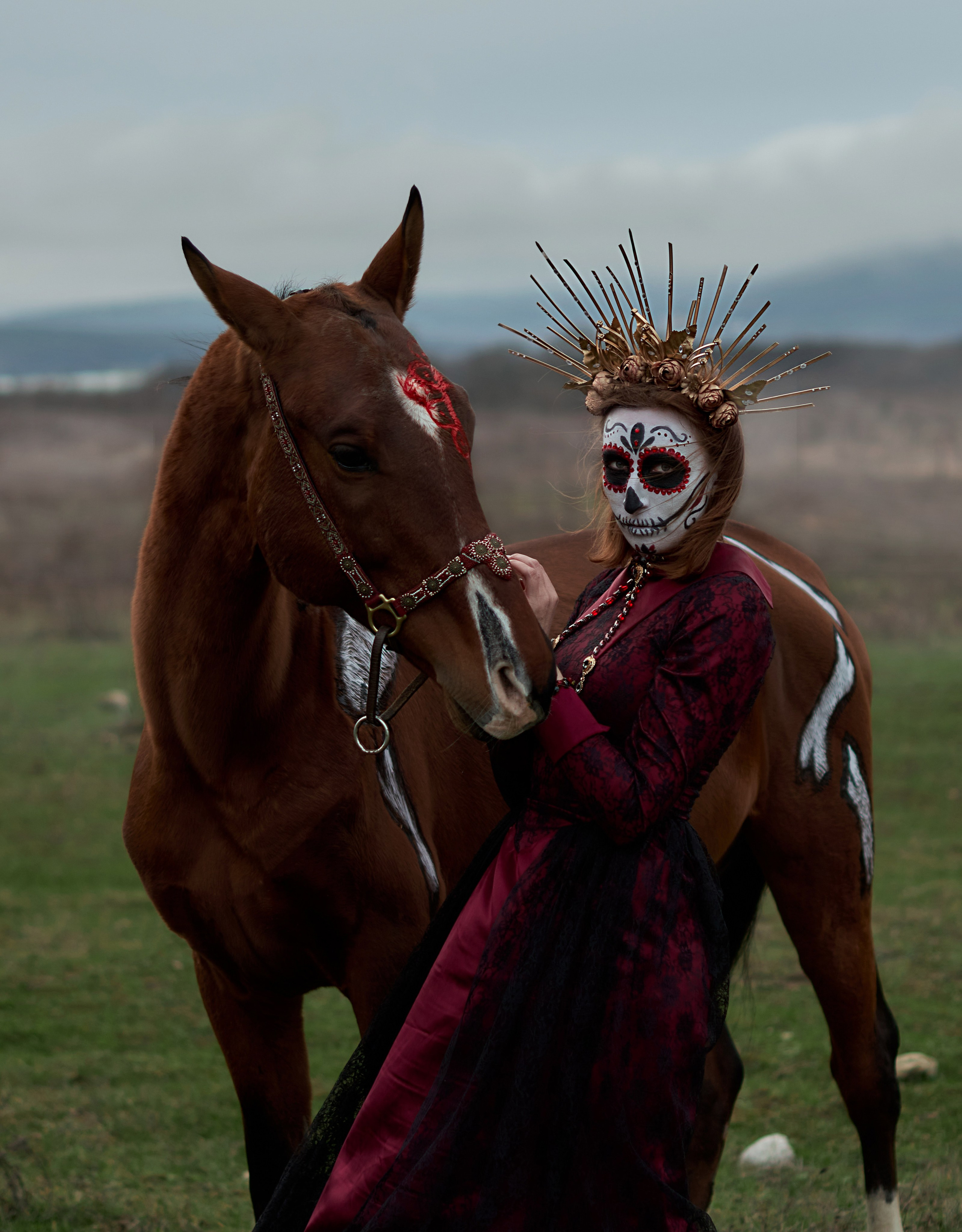 Фотосессия в стиле праздника El Día de Muertos. Фотограф в Севастополе