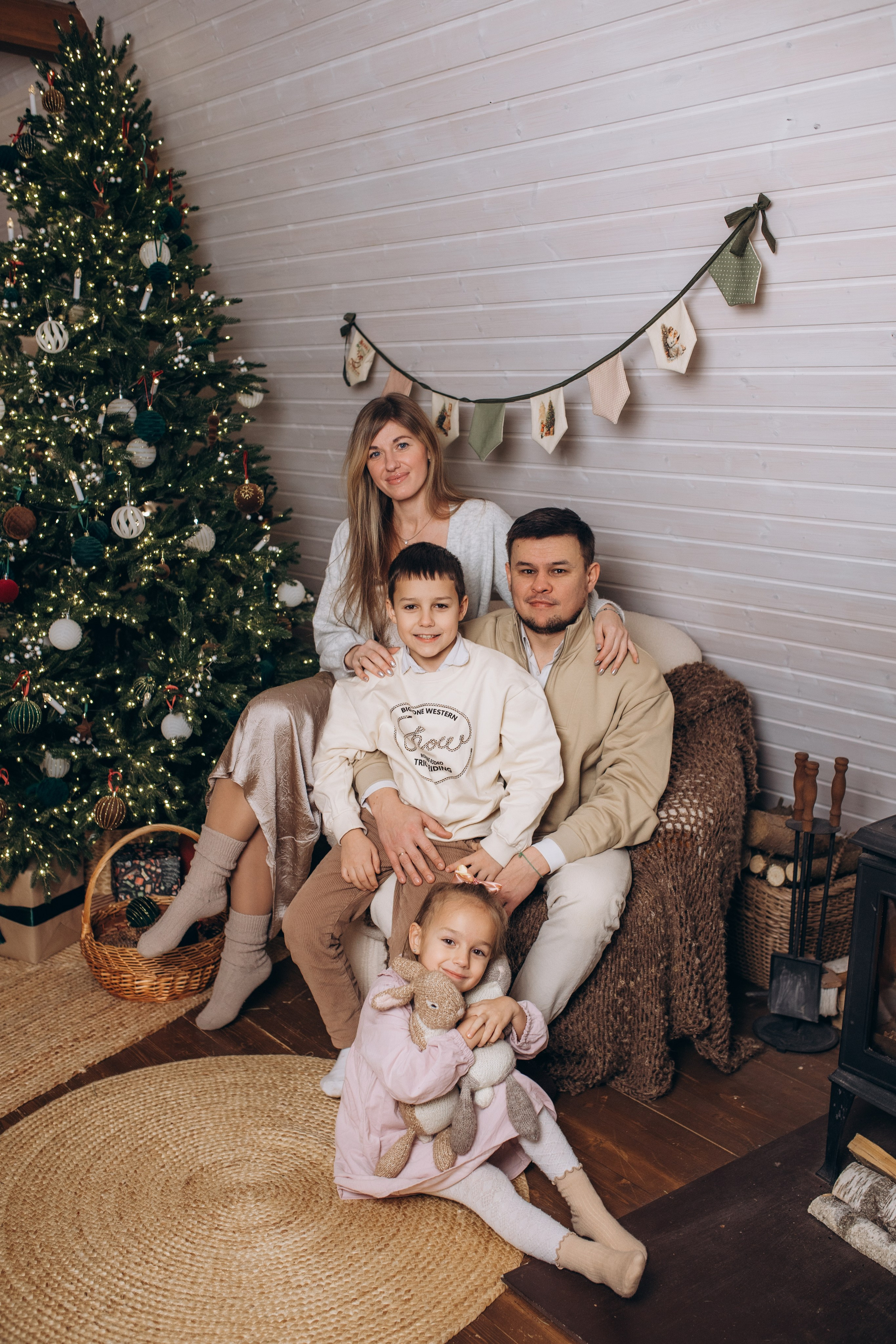 Лика, Саша и малыши. Семейный и домашний фотограф в Москве и МО Королева Валерия