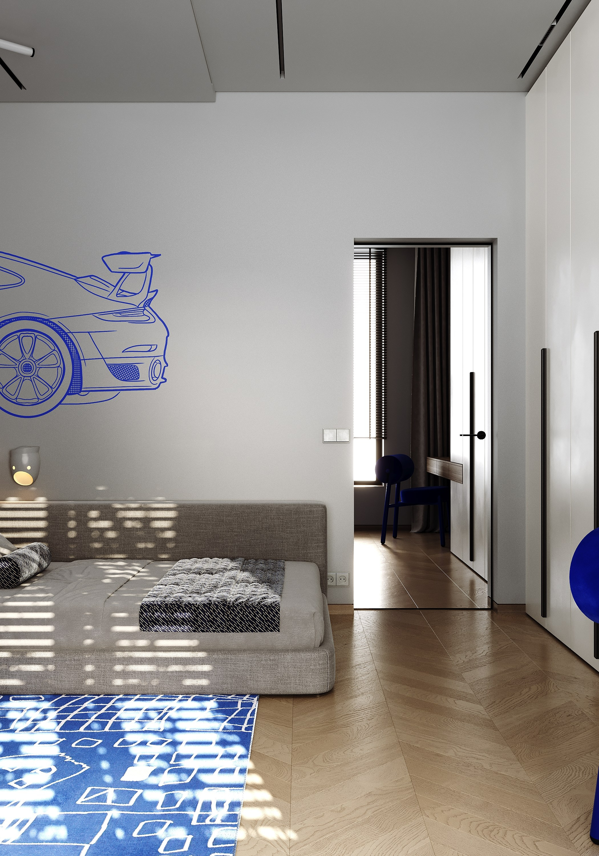 Частный дом 160 м². Визуализации интерьера