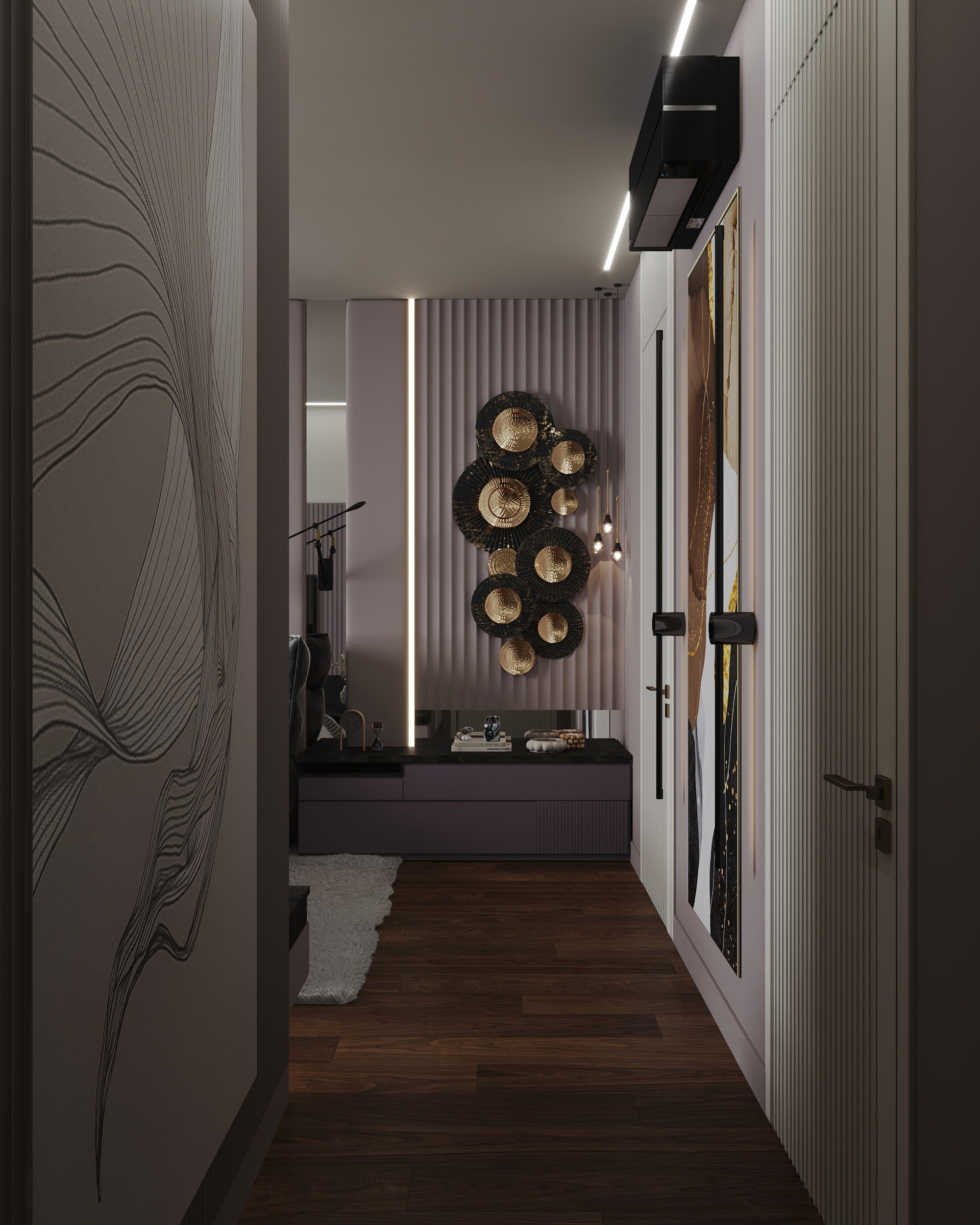 4-х комнатная квартира в Москве. Интерьерный 3Д Визуализатор Маргарита Оберемко