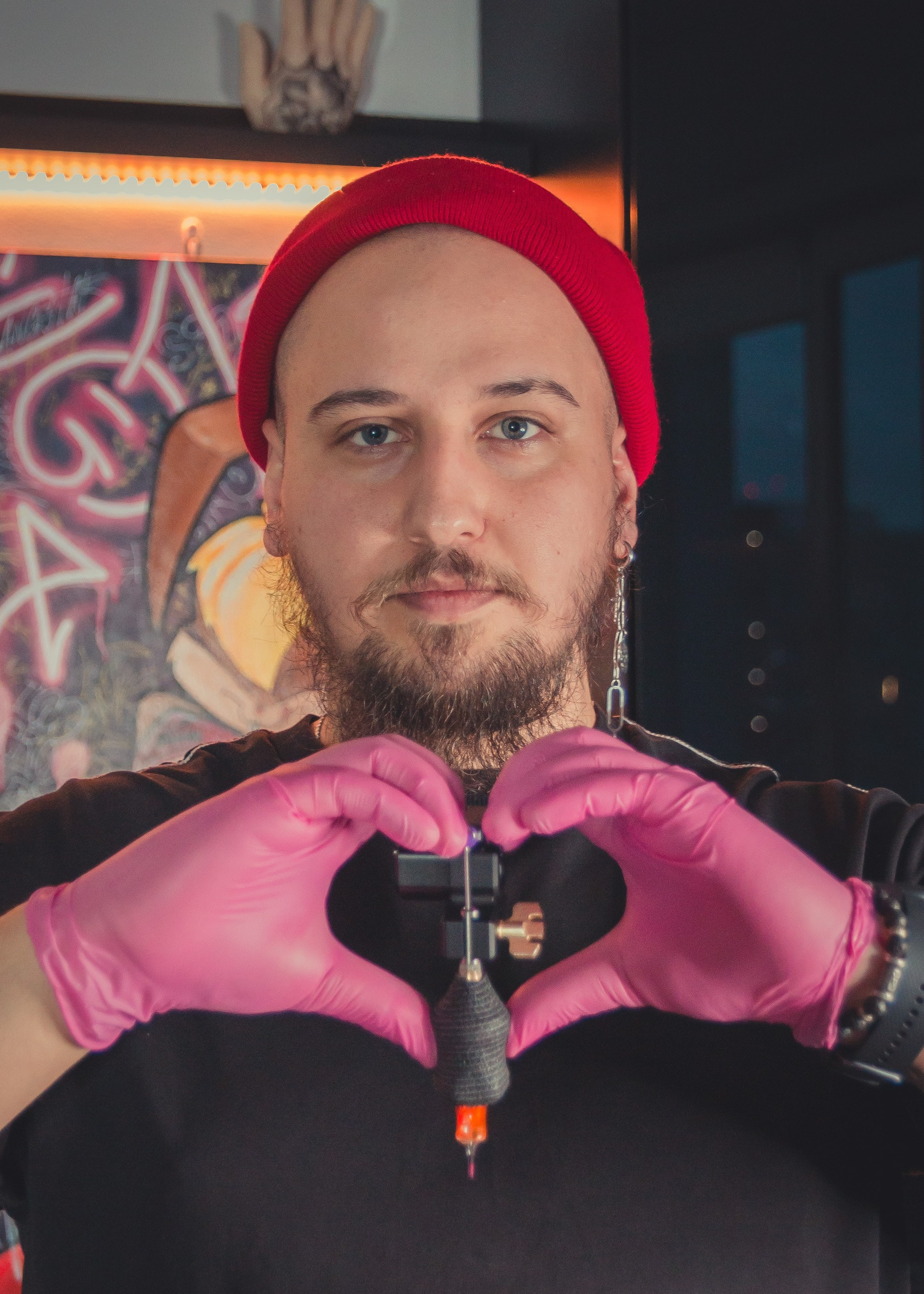 В тату студии. Фотограф в Москве Виталий Мишкин