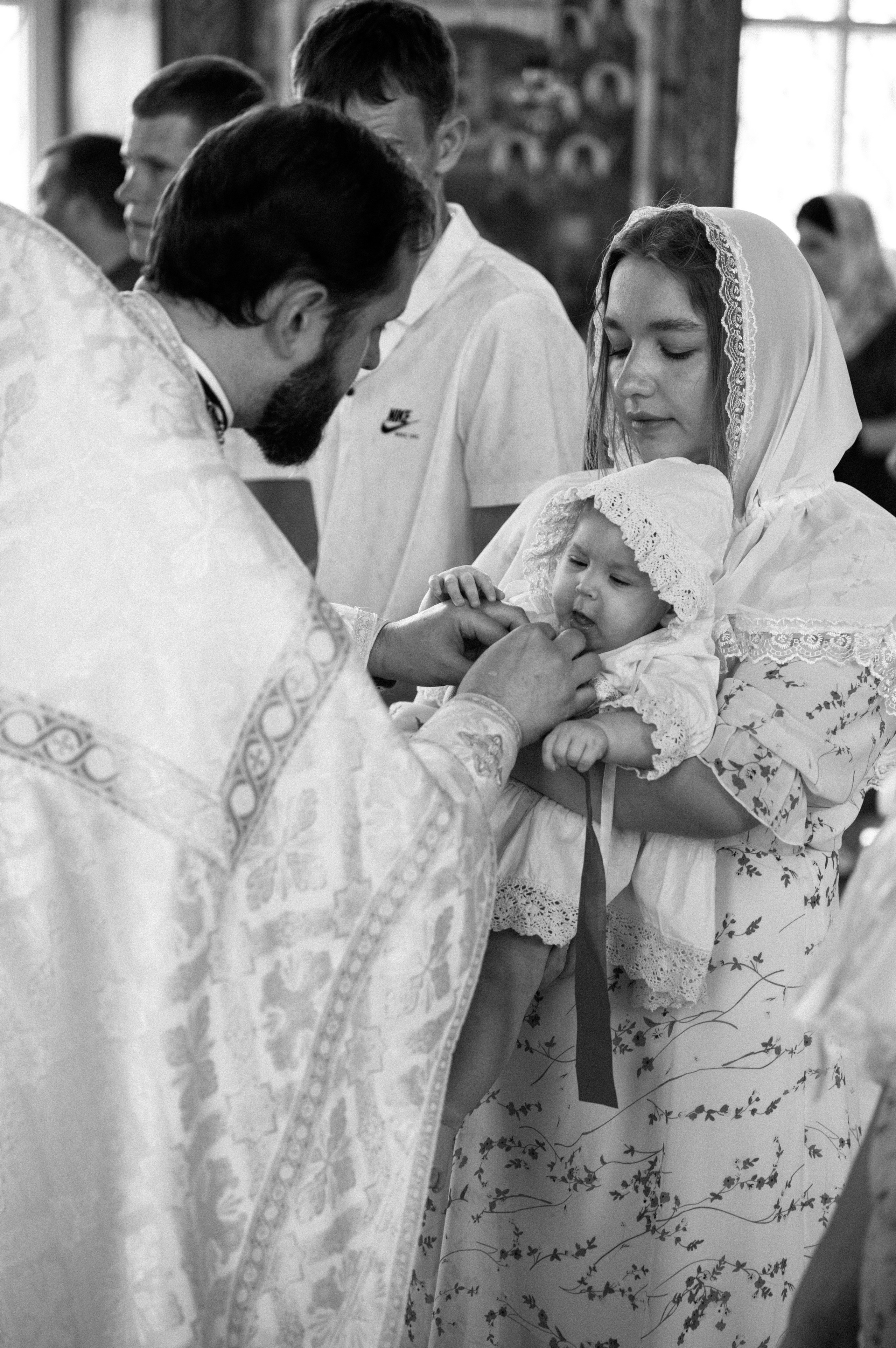Таинство Крещения Дарьи (Храм Преполовения Пятидесятницы). Фотограф Ярута Оксана / Ростов-на-Дону