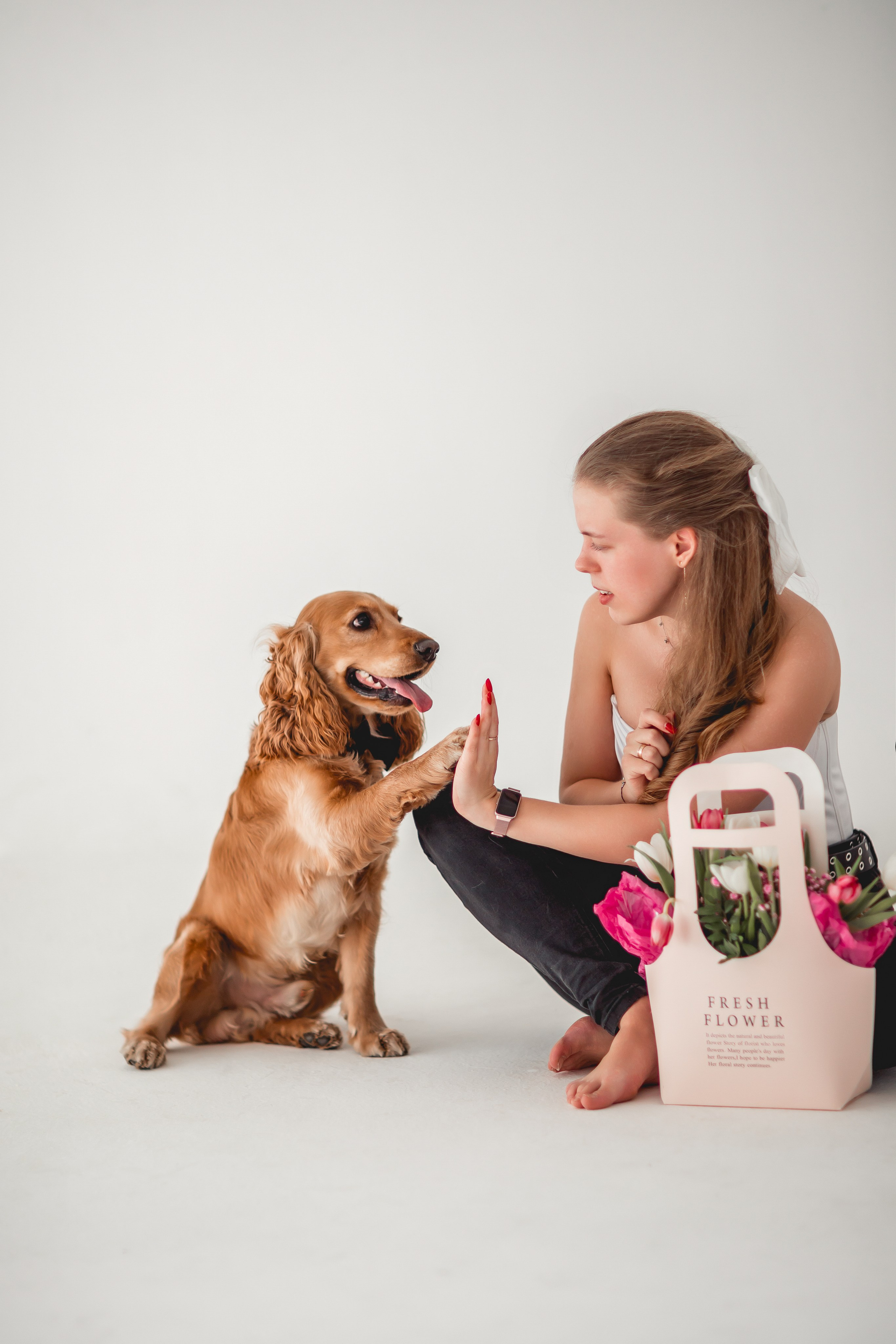 Лада и Барни. Семейный фотограф анималист Мария Крючкова