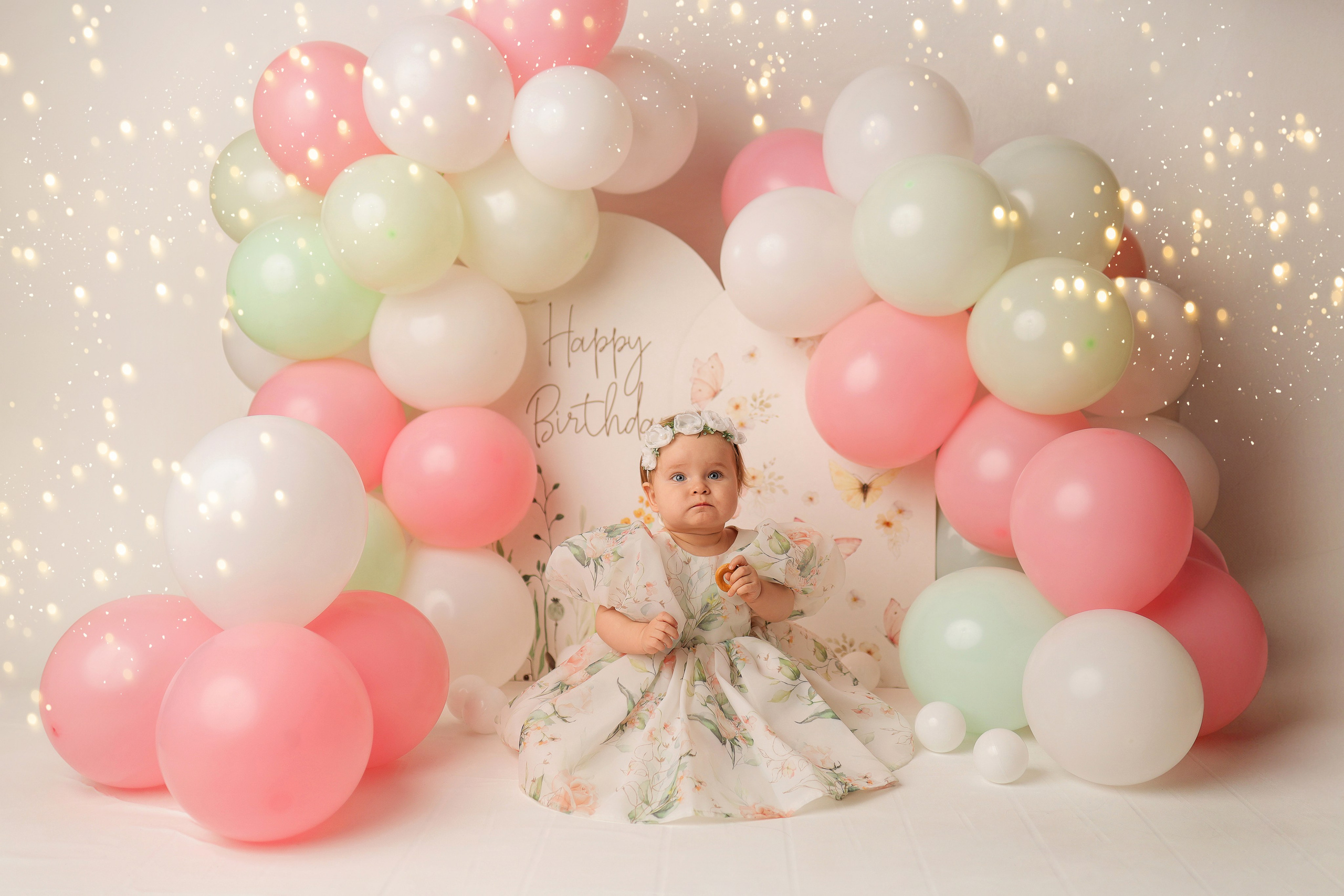 Юлианна, 1 годик. Фотограф новорожденных в Новокузнецке Анна Горошникова