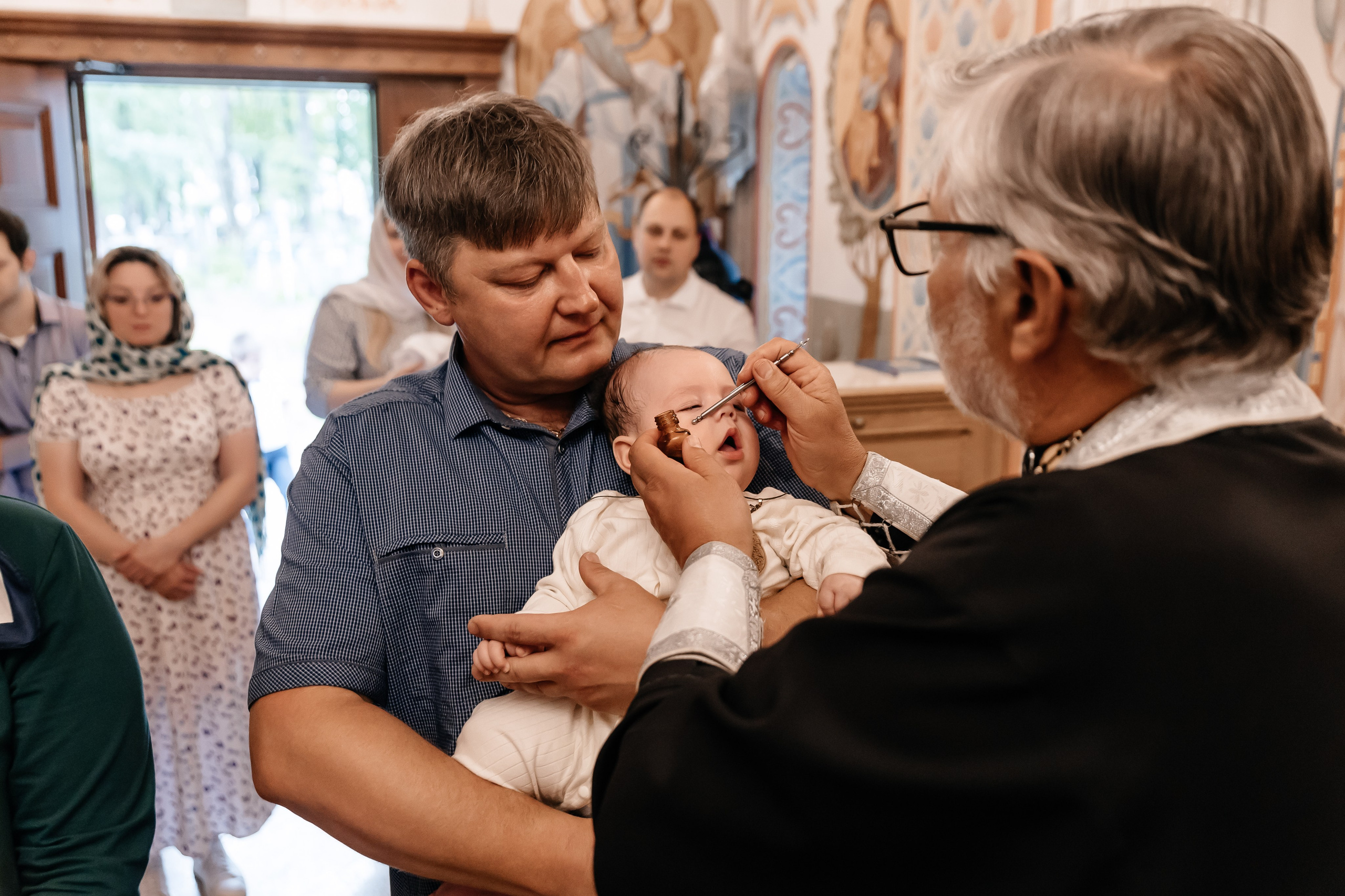 Крещение Максима. Семейный фотограф Минск Усова Ольга