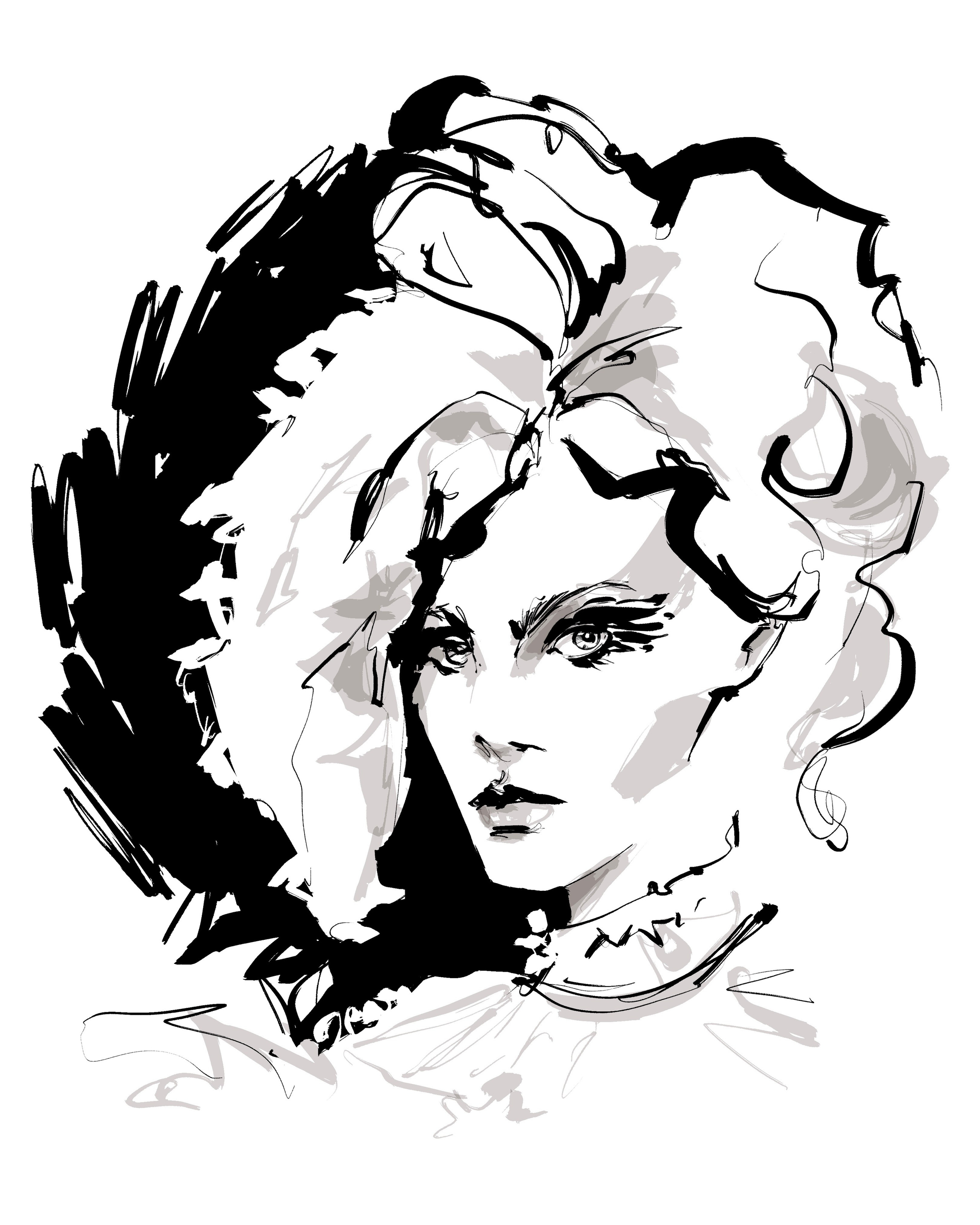 Черное и белое | Портфолио | Коммерческий иллюстратор | Юлия Кученко. Коммерческий иллюстратор | Юлия Кученко