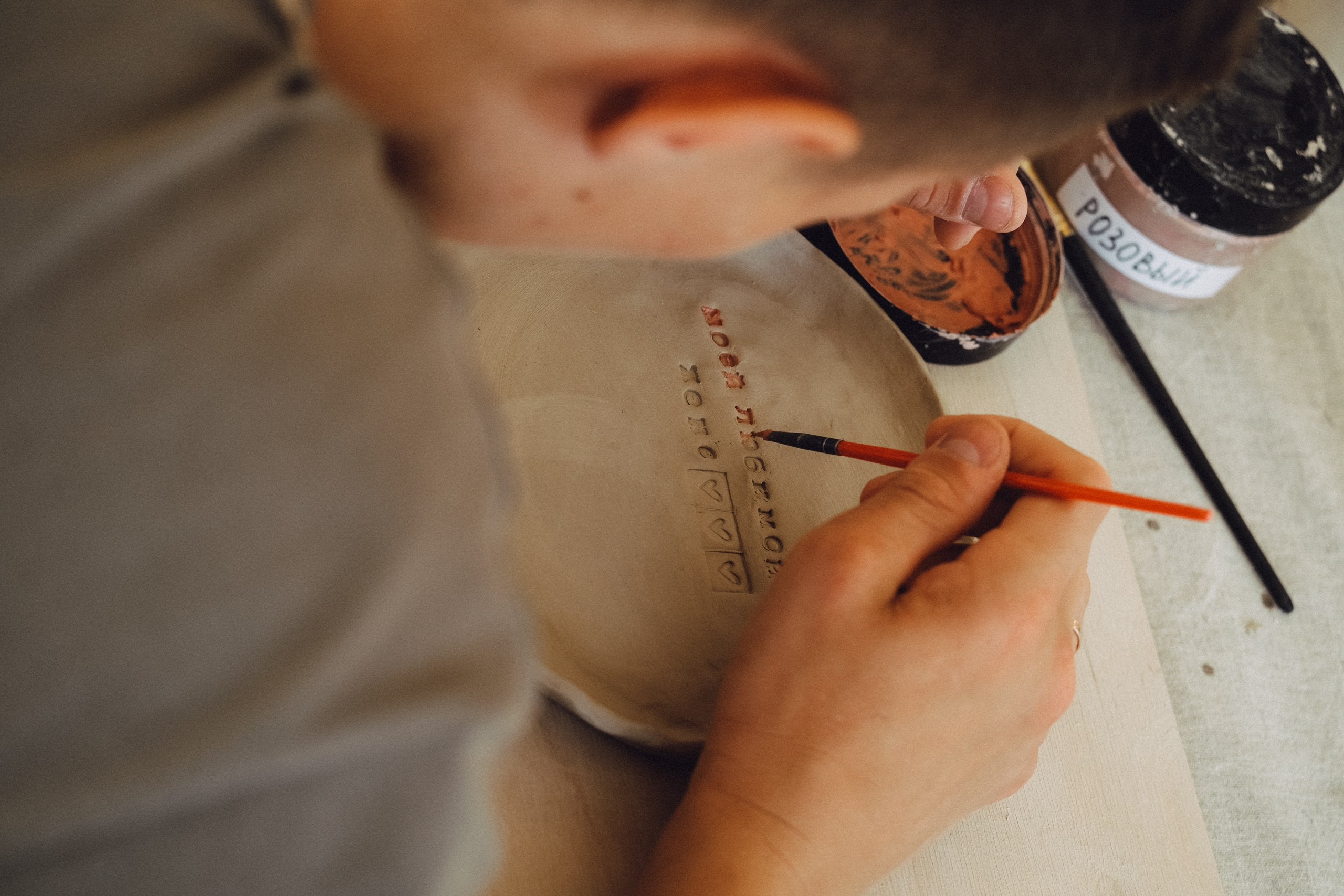 Любовь в студии лепки. Профессиональный фотограф, Санкт-Петербург — Виктория Богомолова