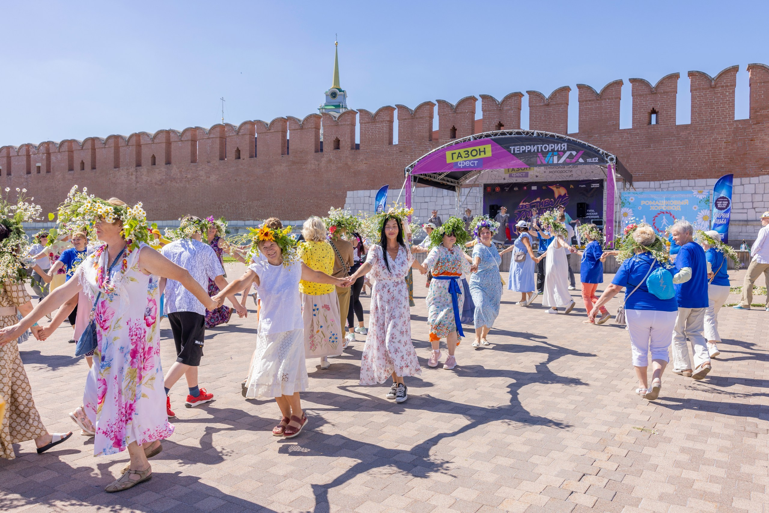 Фестиваль «Ромашковый хоровод». Северная ходьба. Фотограф в Туле Крупский АнДРей. Фотостудия «КАДР71» в Туле