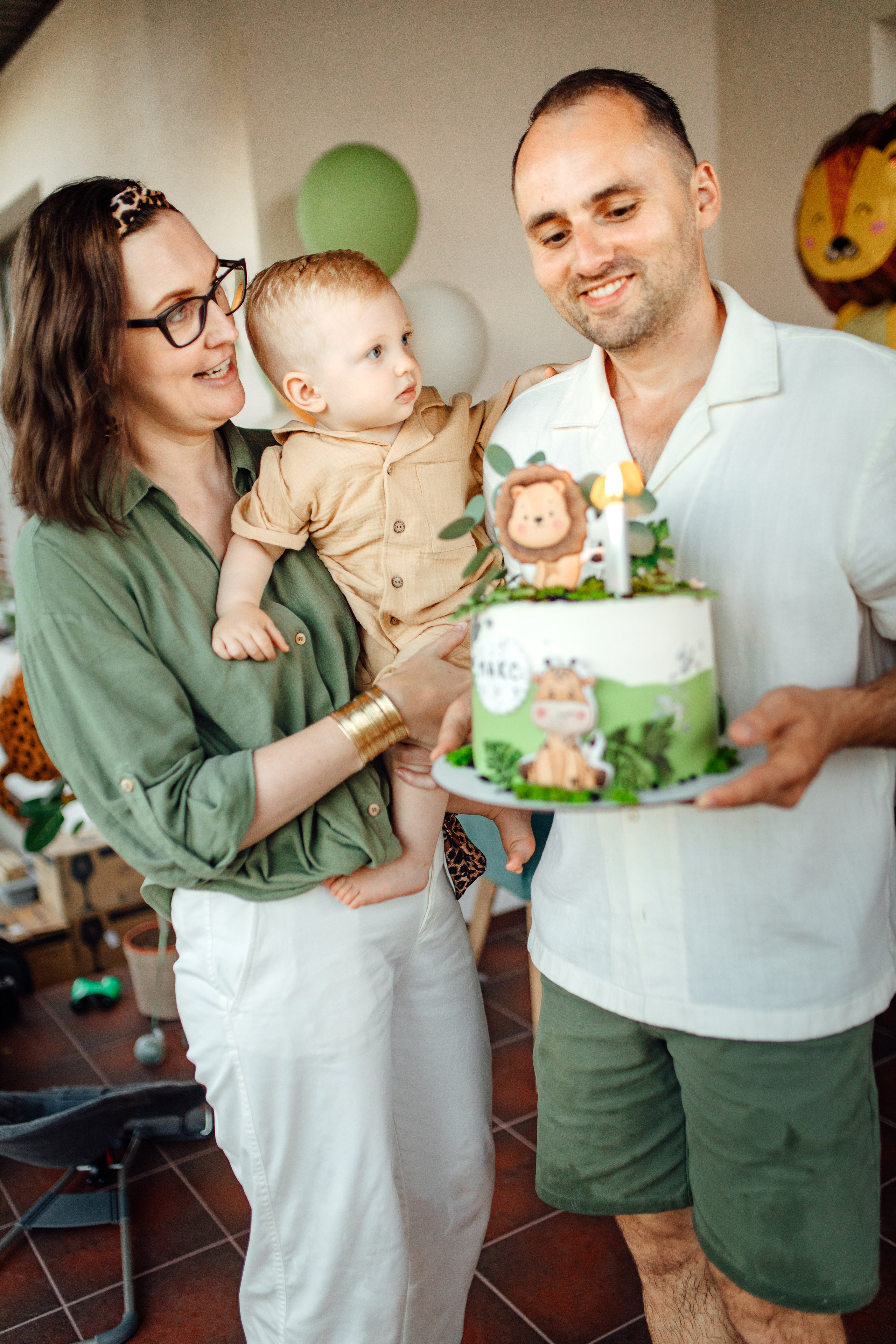 Максику 1 годик, отмечаем дома