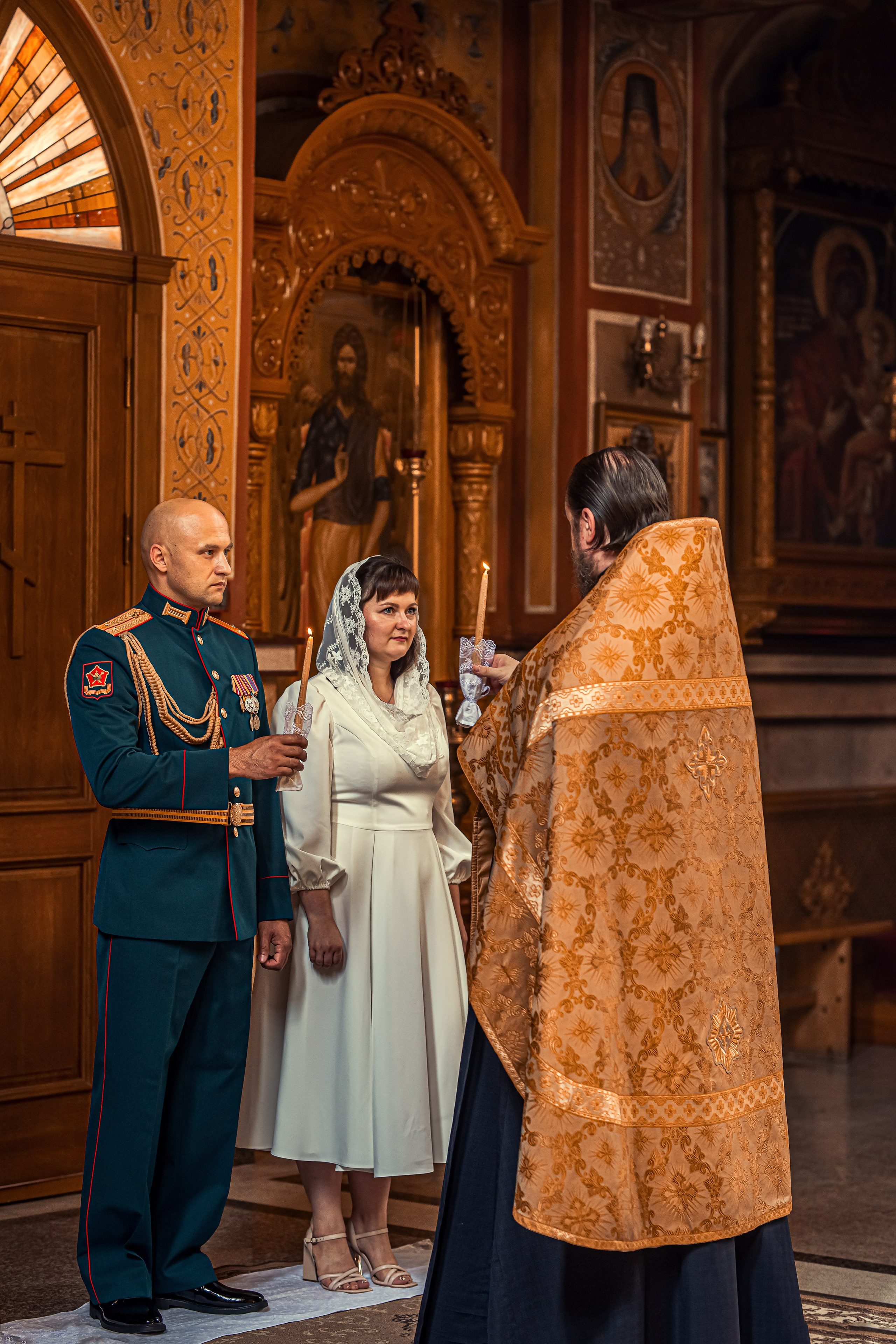 Таинство Венчания Андрея и Карины. Фотограф Таинств Крещения и Венчания в г. Курске