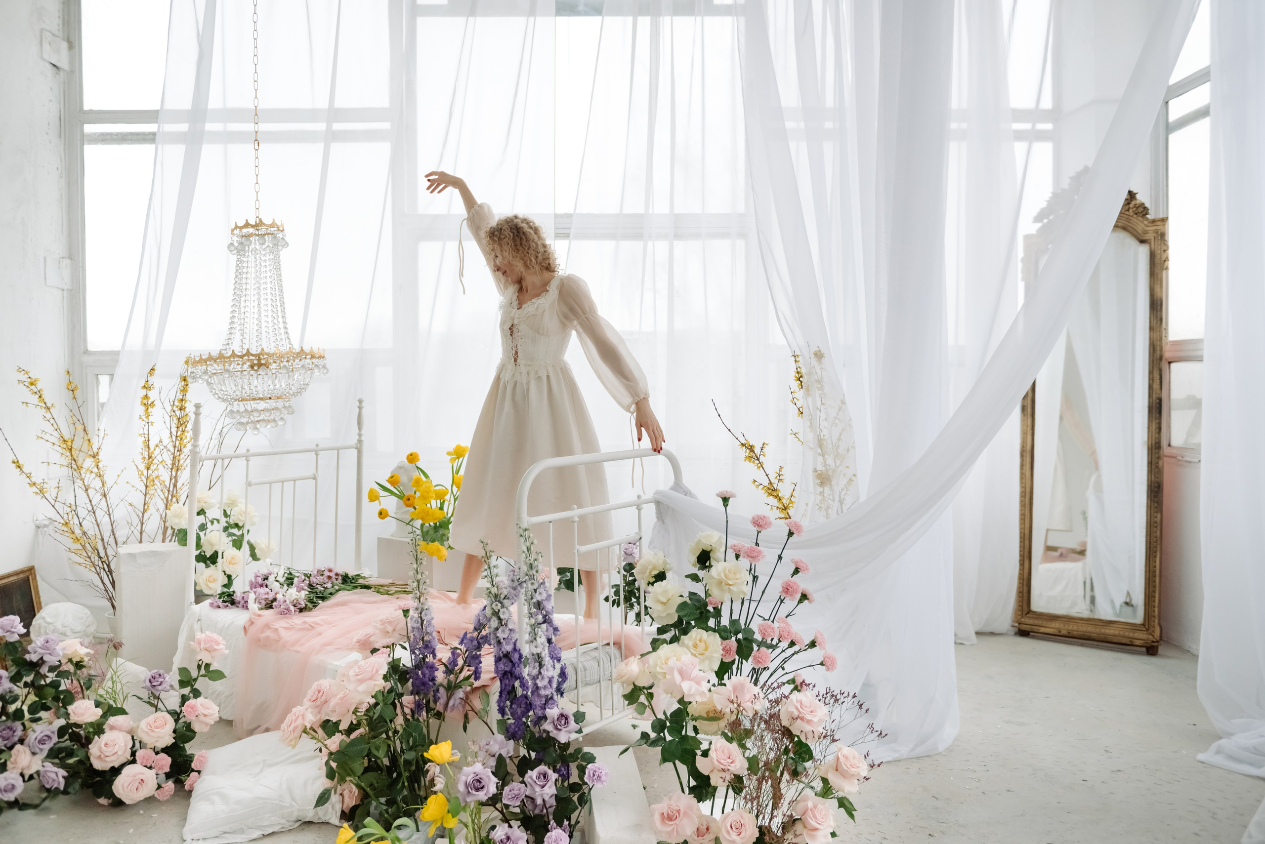 Индивидуальная. Цветочное настроение. Свадебный и сеейный фотограф в Санкт-Петербурге Елена Худякова