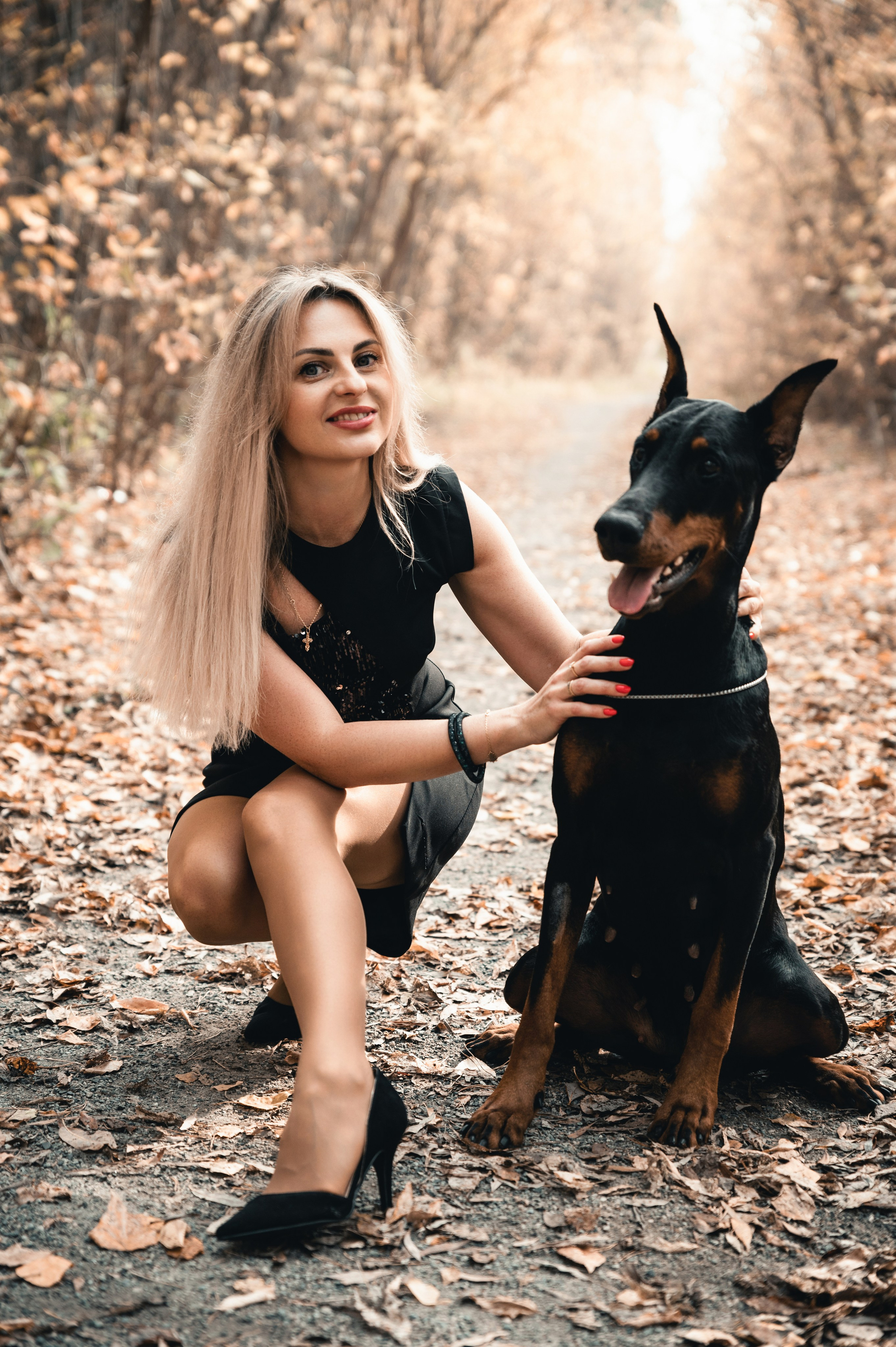 Съемка с доберманами. Фотограф в Новосибирске