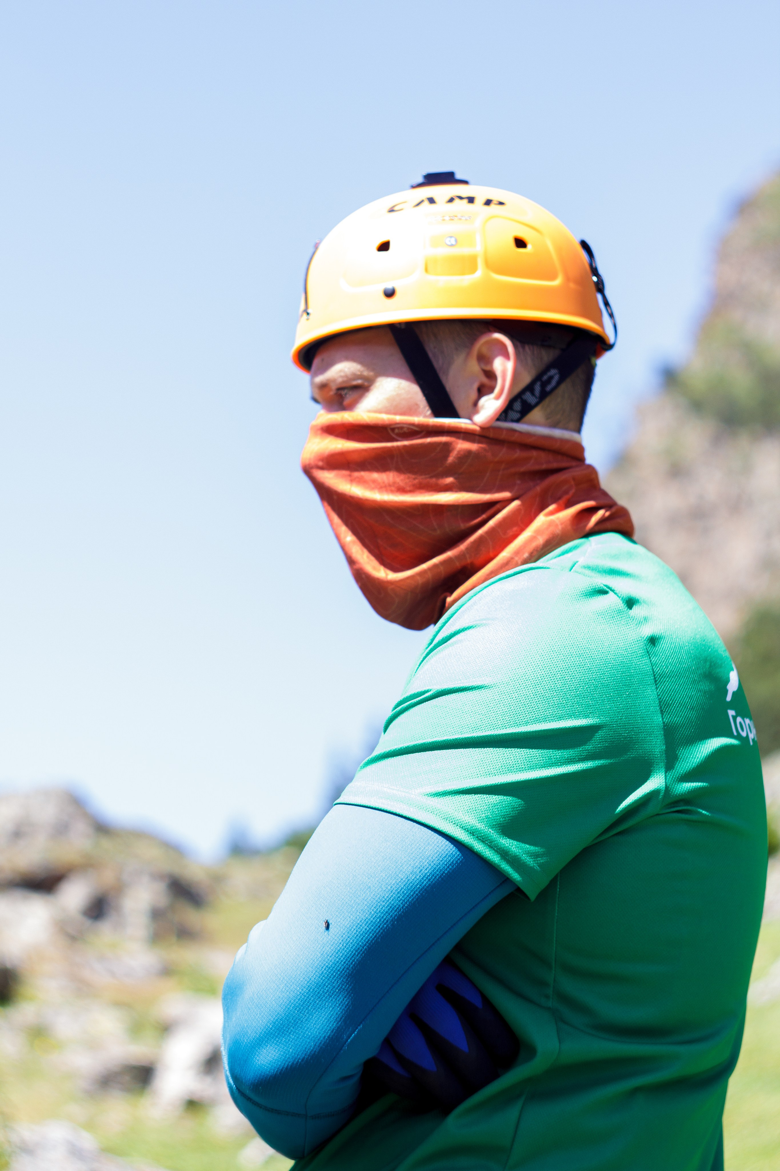 Тренировка на скалах в альплагере (Пример съемки). Фотограф Котий Даниил