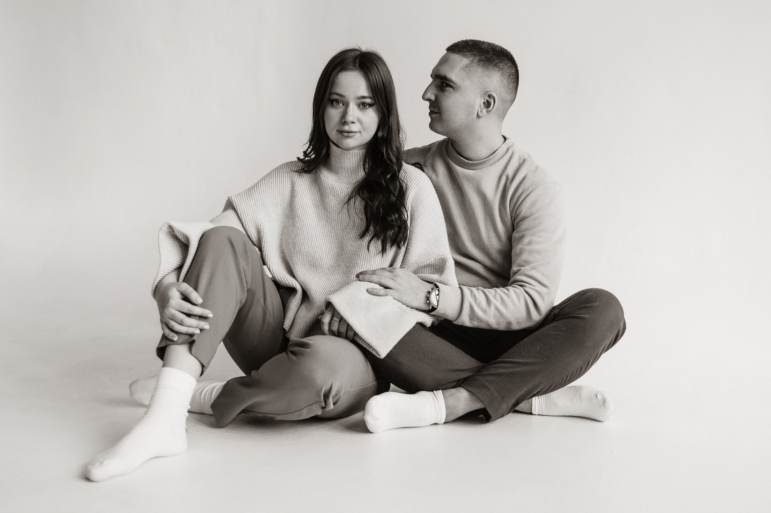 Маша+Саша, Новый Год в студии. Фотограф в Екатеринбурге Артём Зайнетдинов