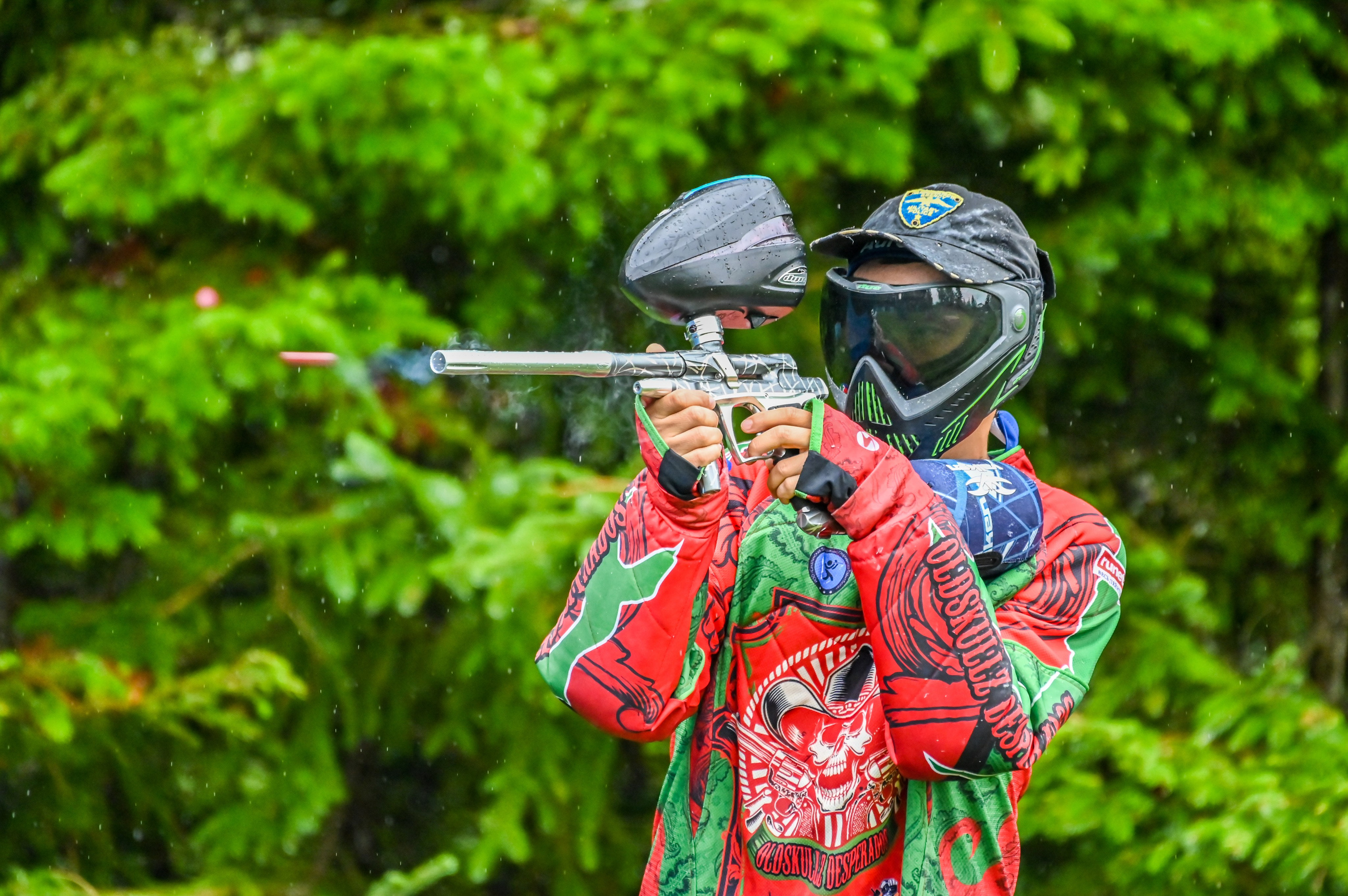 Пейнтбол в Дождь. Фоторепортажи Сахалина