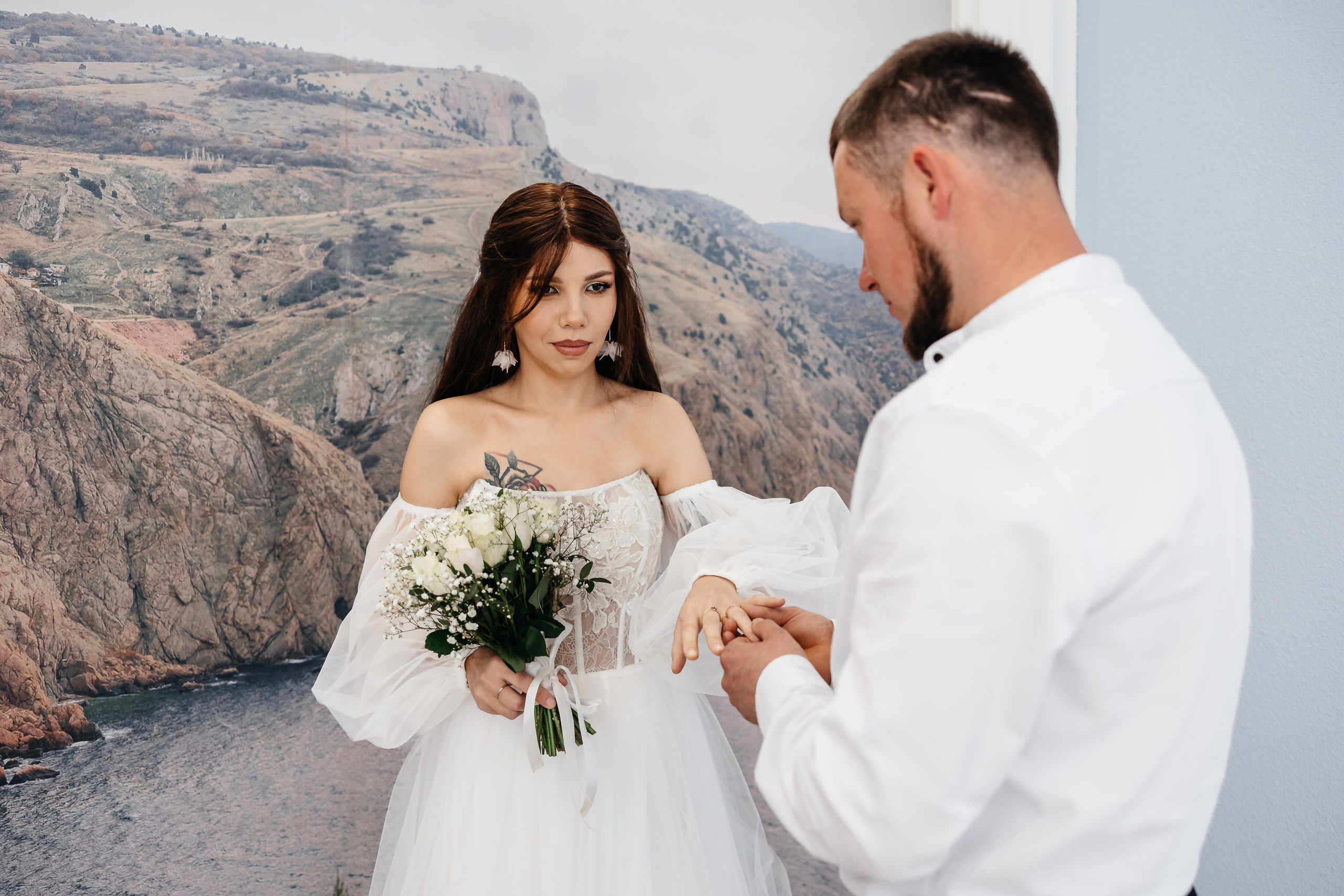 Анонс свадьбы Маргариты и Андрея. Туман на холмах Балаклавы. Свадебный фотограф в Крыму и Севастополе Ольга Баскакова