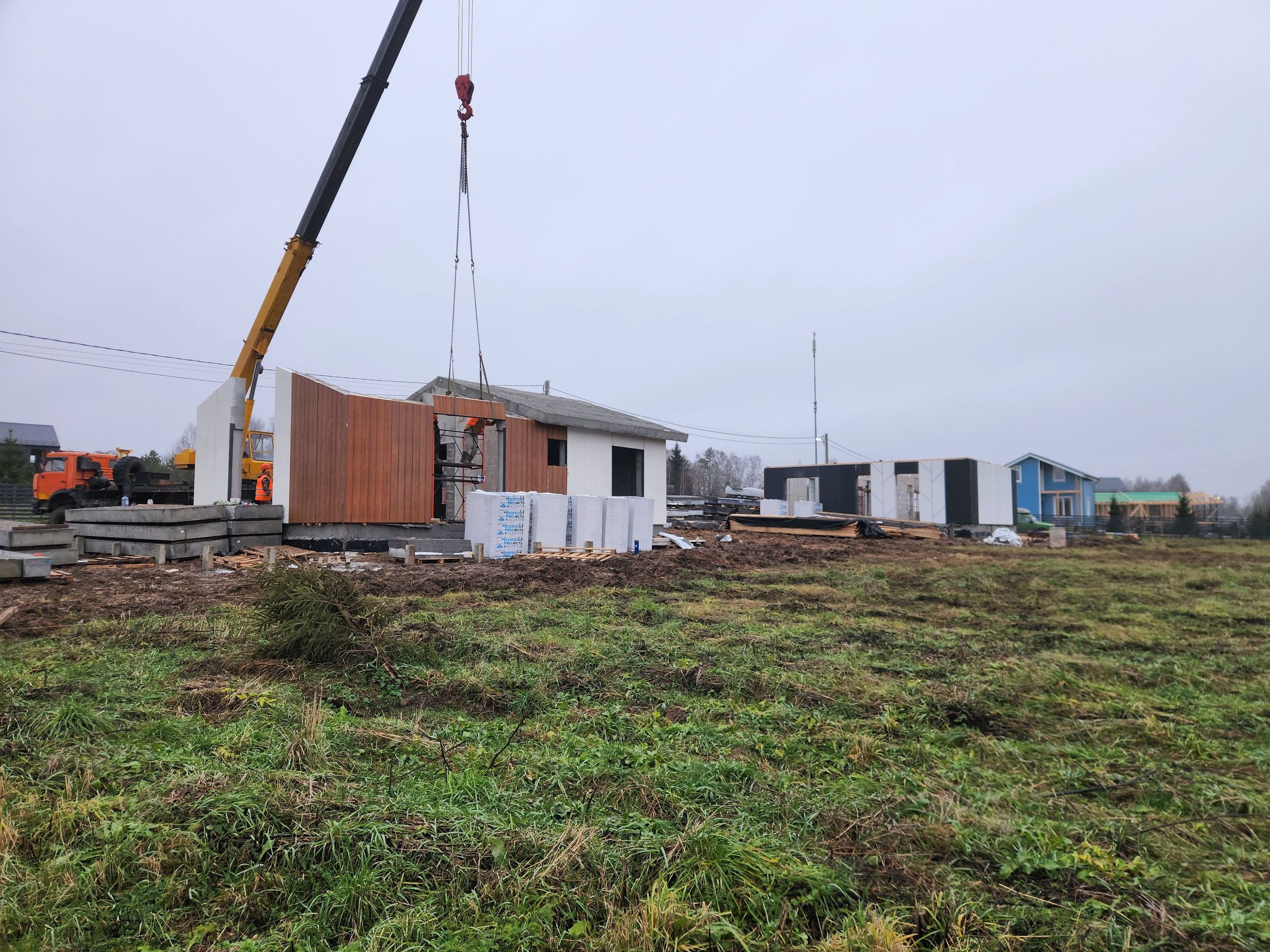 Микеле 80, Московская Обрасть, МО Истра, д. Матвейково, КП Рижский парк. БыстроДом — капитальный дом за 7 дней!