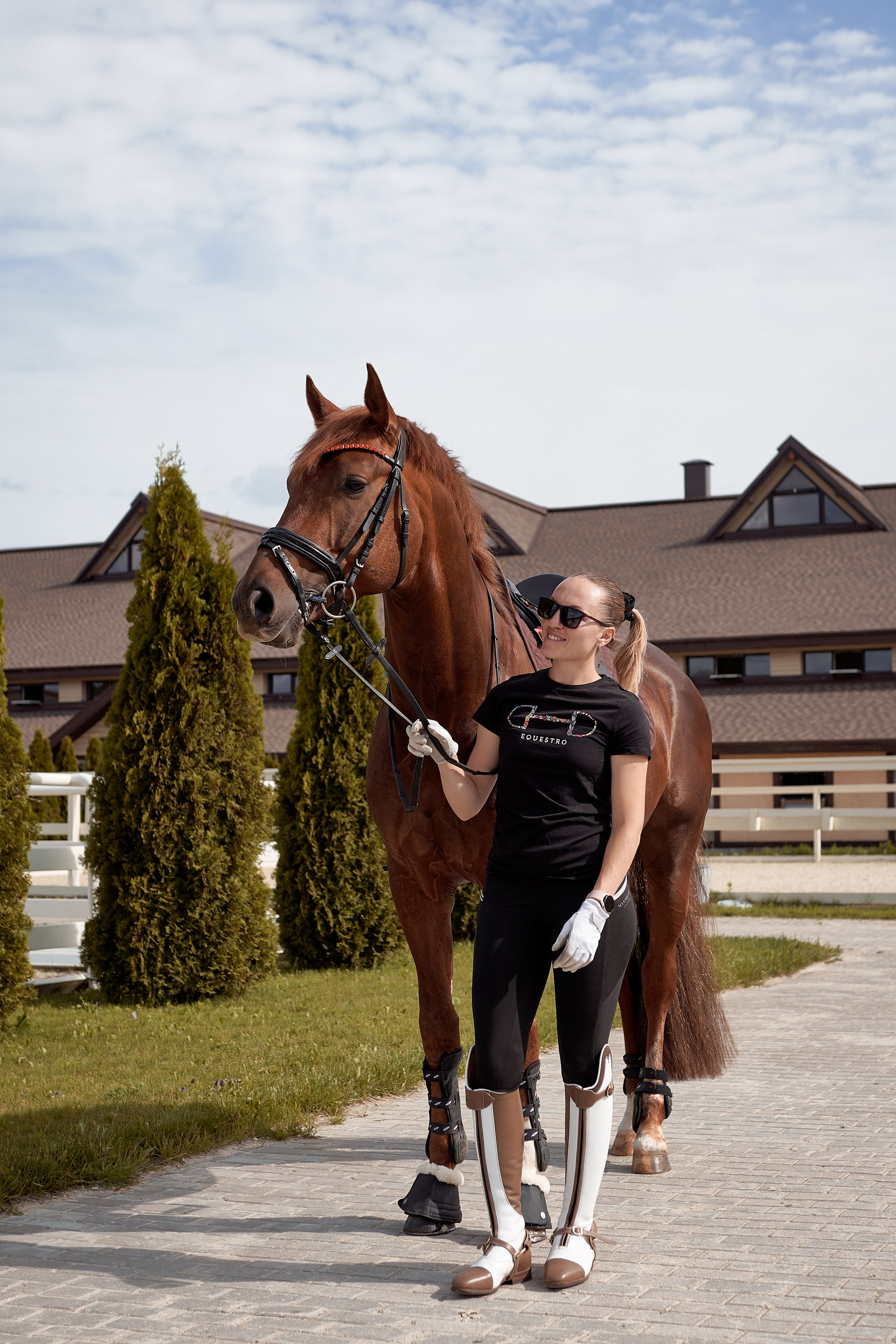 Карина и Нью Романс. Фотосессии с лошадьми в Москве, Новосибирске