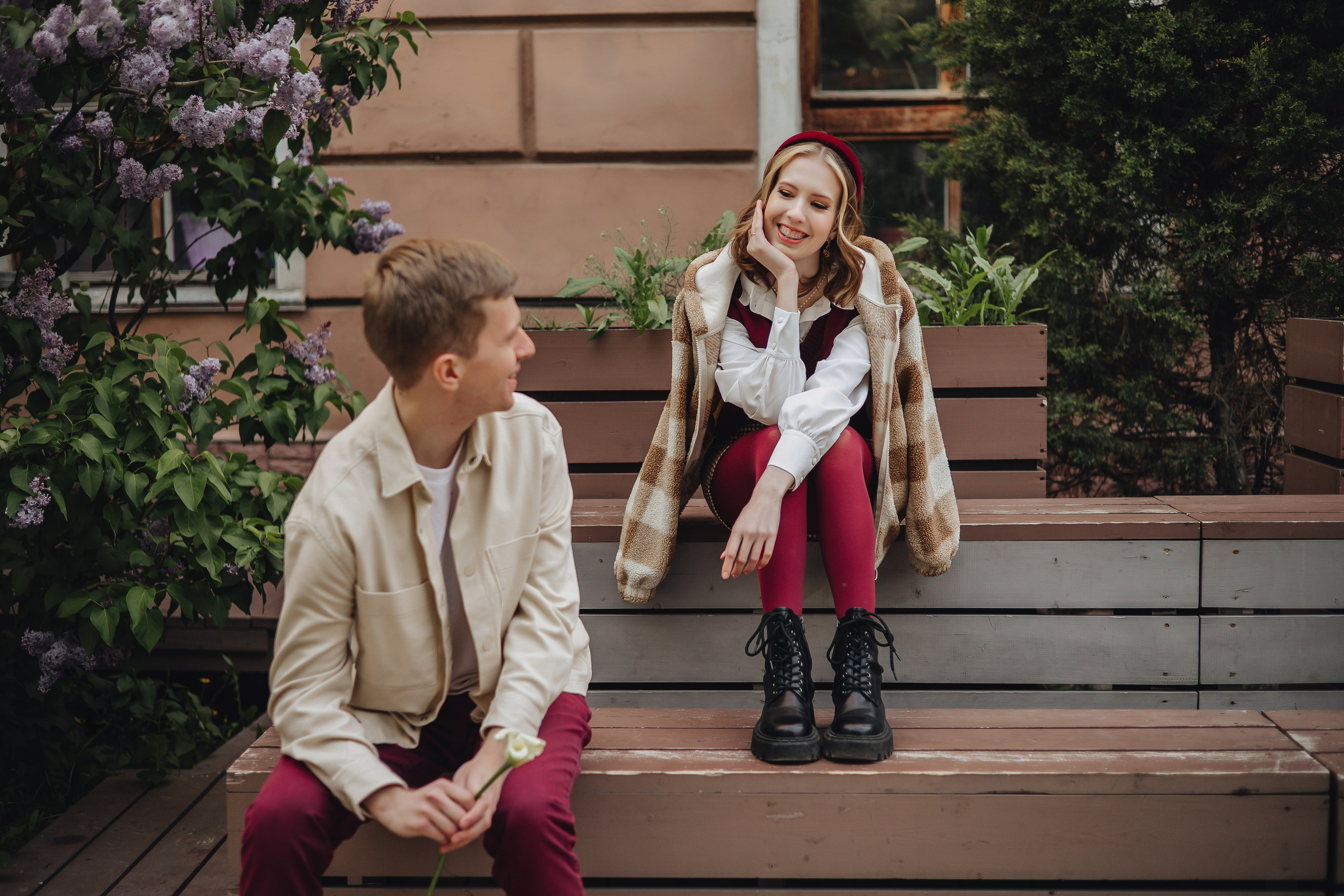 Андрей & Юля Сиреневое настроение. Свадебный и семейный фотограф Пушкин Царское Село СПБ Питер Санкт-Петербург и Рязань Ольга Козлова