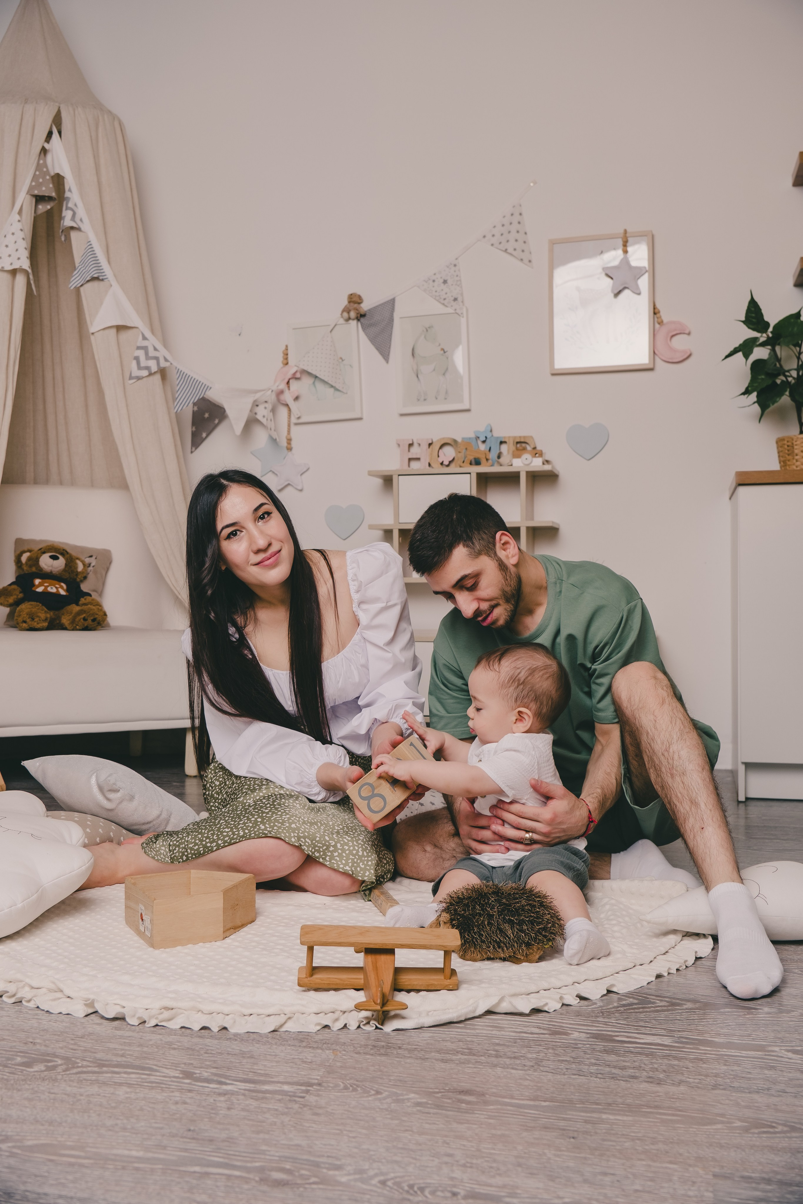 Семейная фотосессия на 1 год сыну. Свадебный и семейный фотограф Анастасия Зырянкина