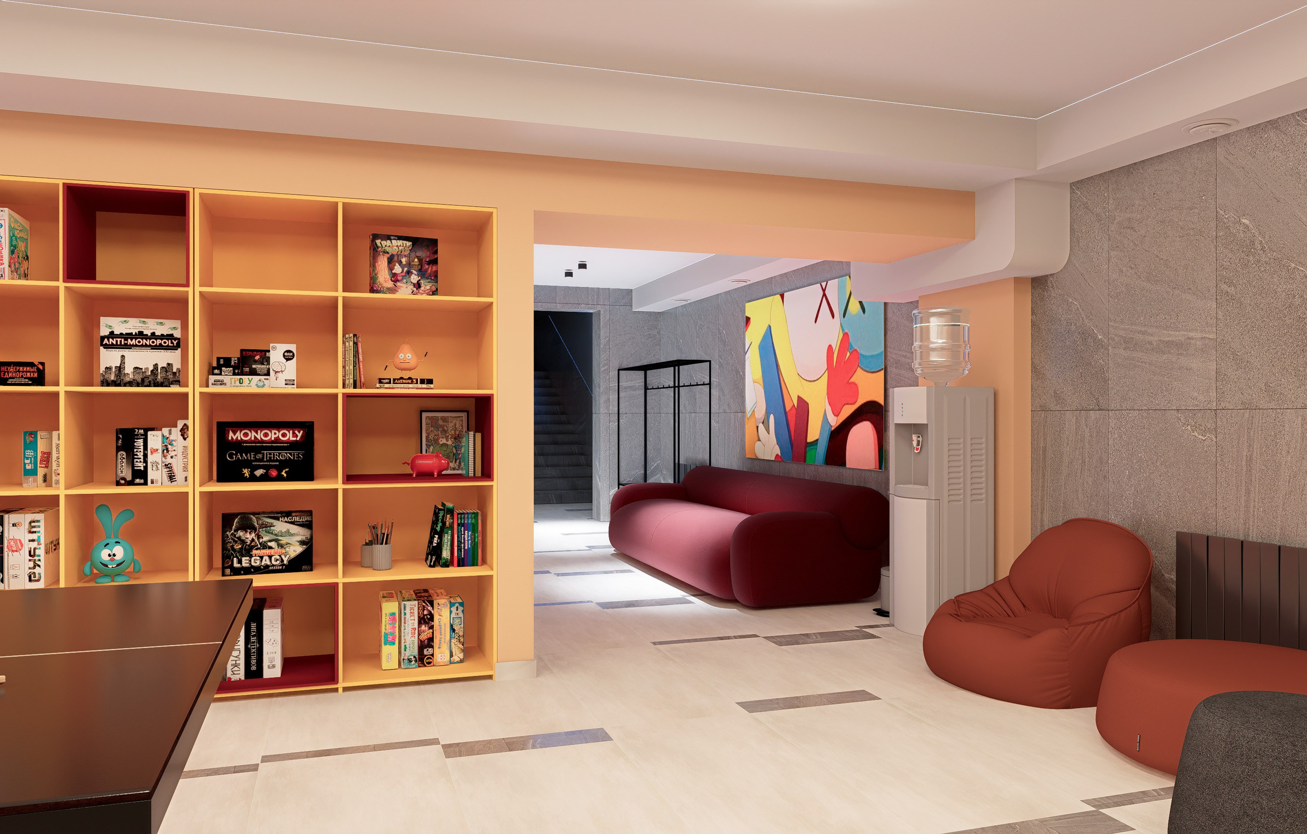 Проект шахматного клуба «ИСКРА». Архитектурно-дизайнерское бюро ROOMS