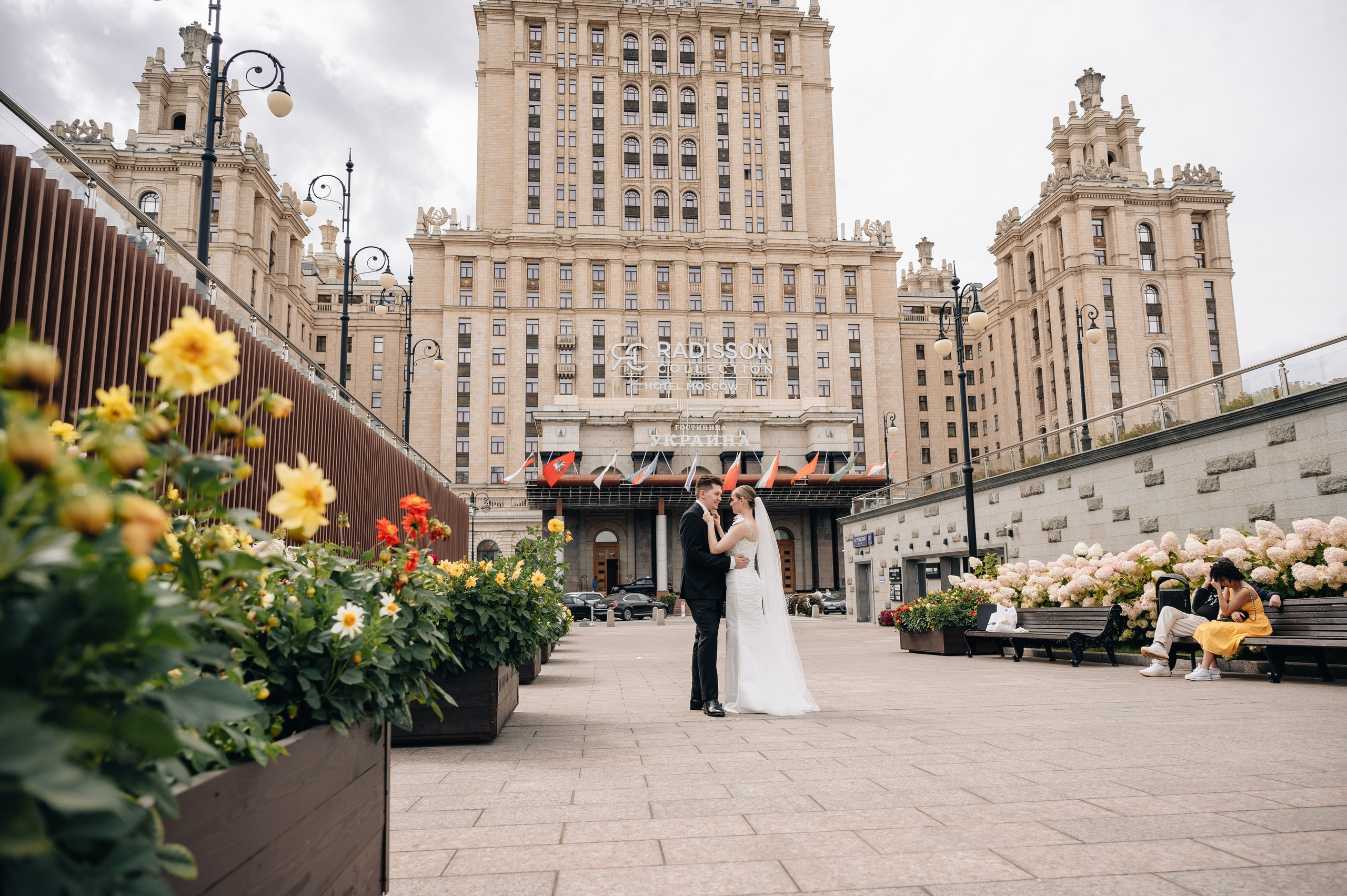 П&А | Гостиница «Украина», ГУМ и Таганский ЗАГС. Портретный фотограф Москва Светлана Кашура