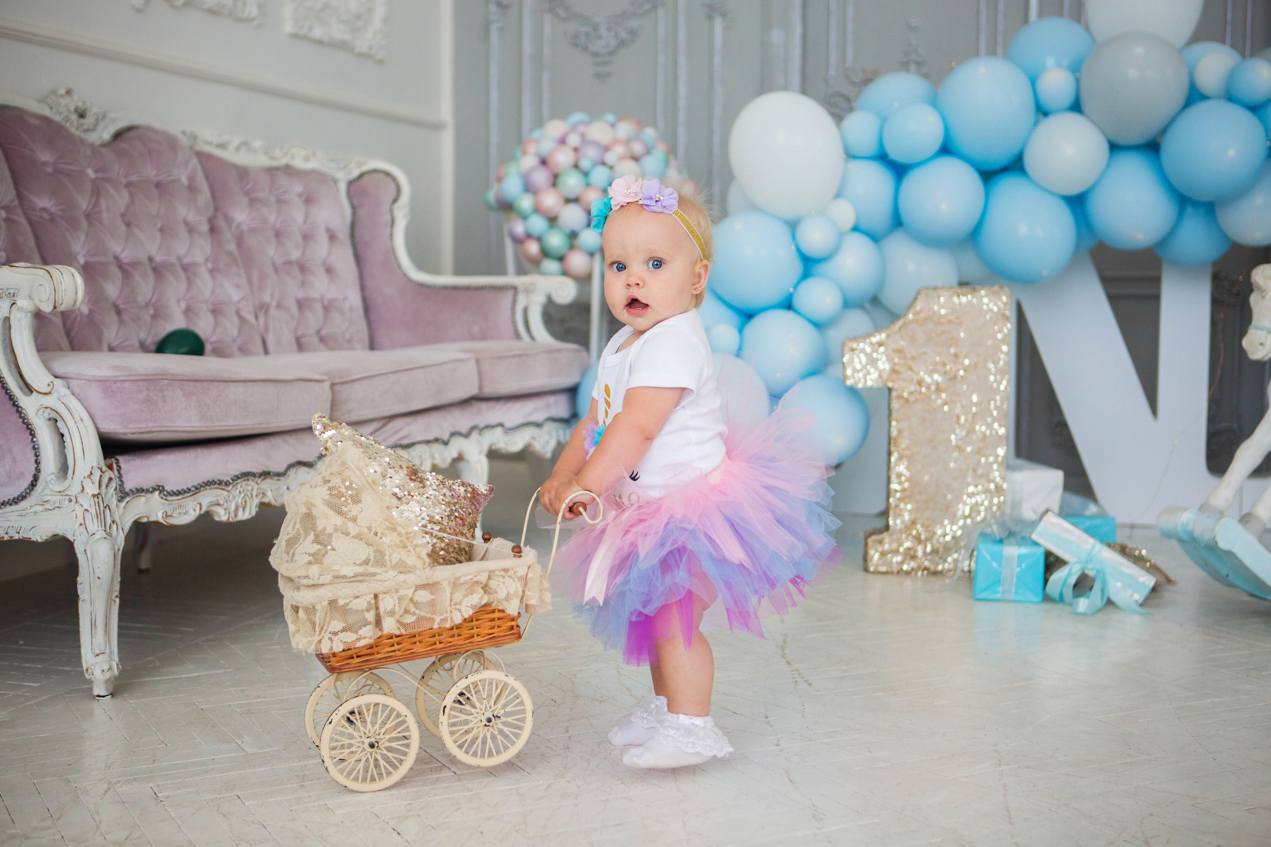 Мия, 1 год. Свадебный семейный и детский фотограф в Краснодаре Карина Федоровская