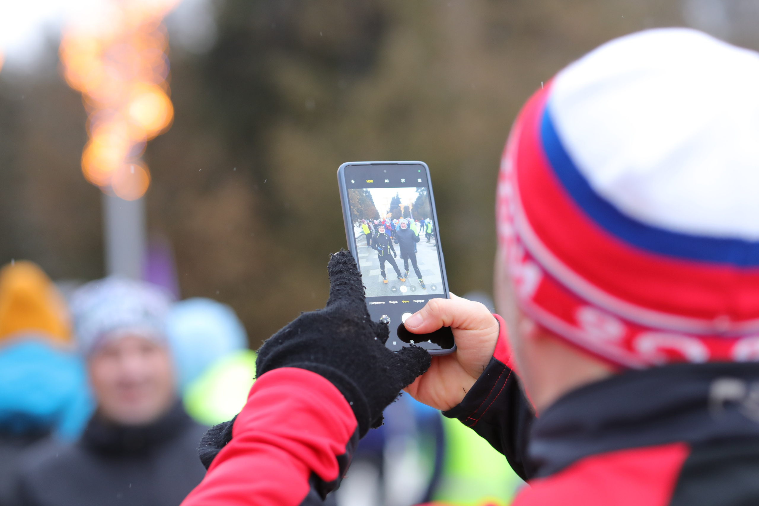 Забег 8 Марта, Речной вокзал. Фотограф Сергей Ловкий