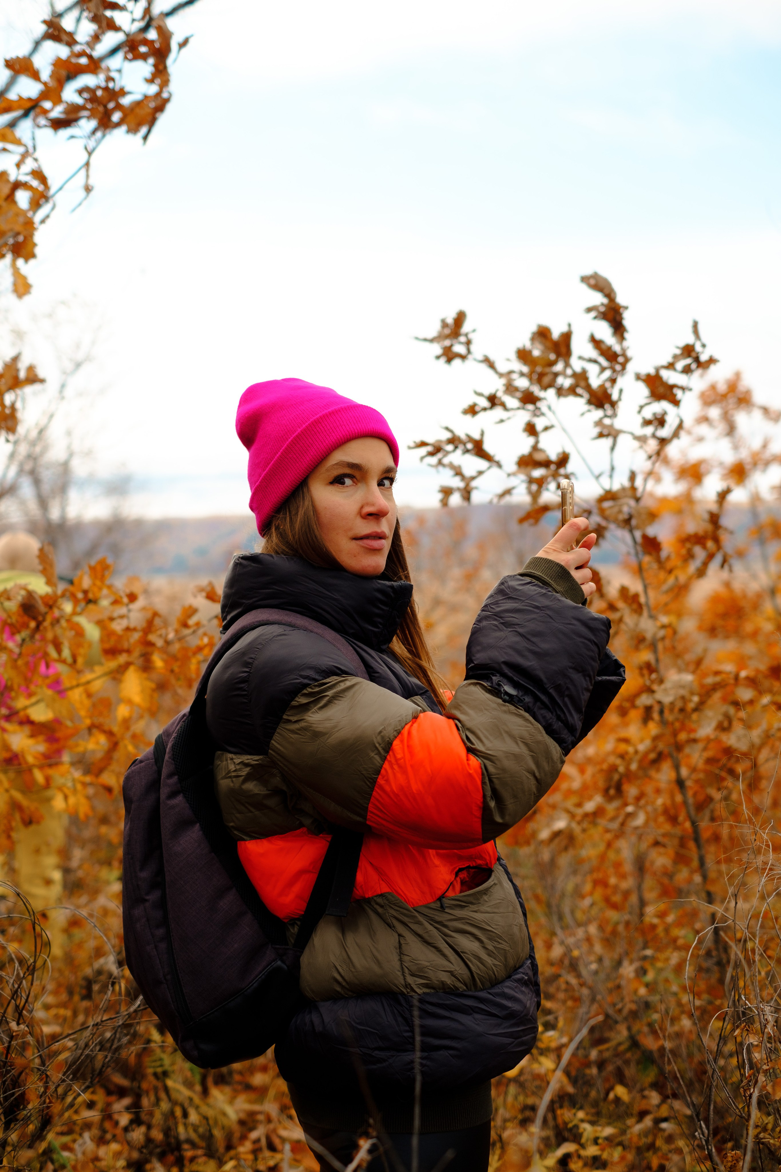 Михайловские столбы осенью. Фотограф Благовещенска Яна