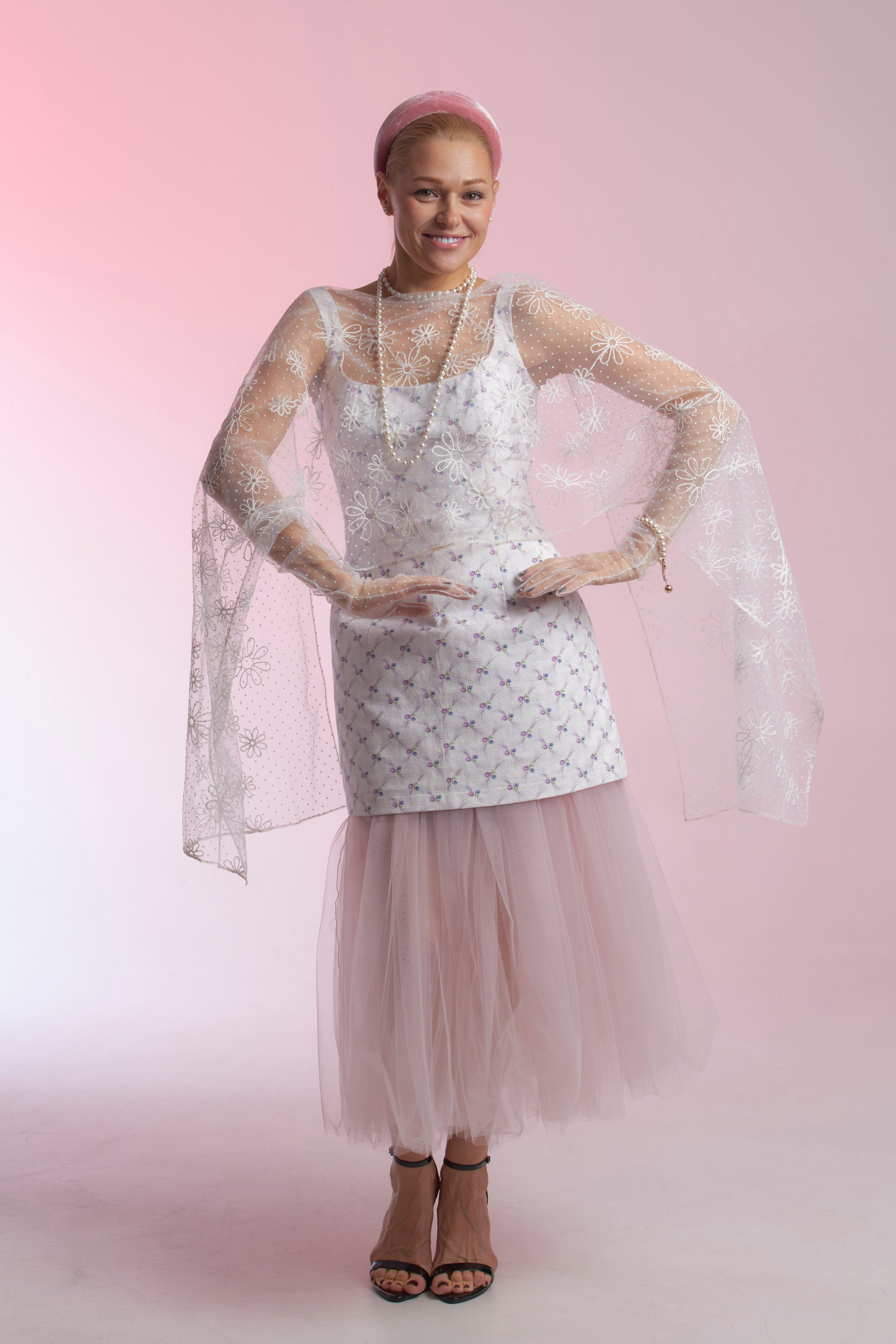 Фотосессия в студии с цветным светом. Анна Потявина. Фотограф Москва