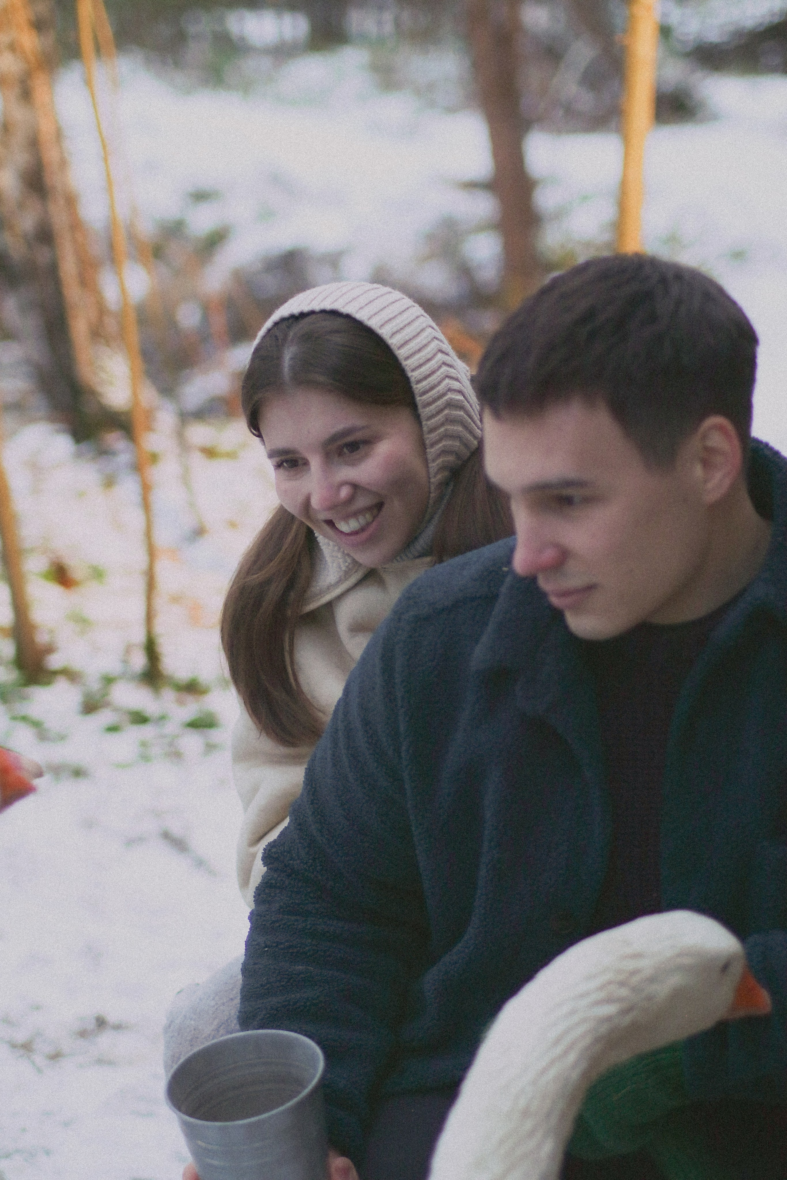 Пара зимой. Фотограф и видеограф Анастасия Витюкова | Екатеринбург