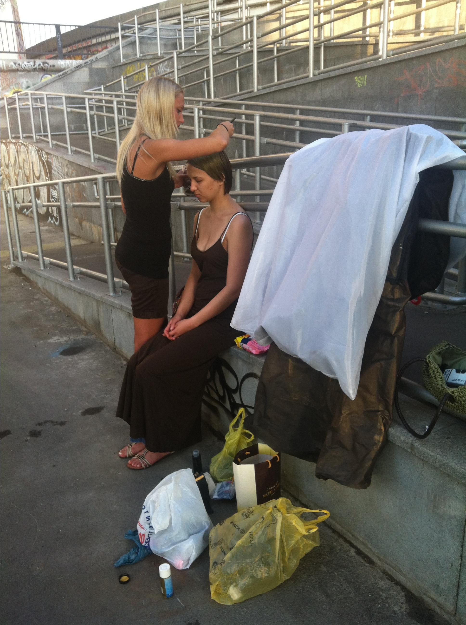 Живые статуи. Портретная съемка в Москве, студийный фотограф Игорь Фомин