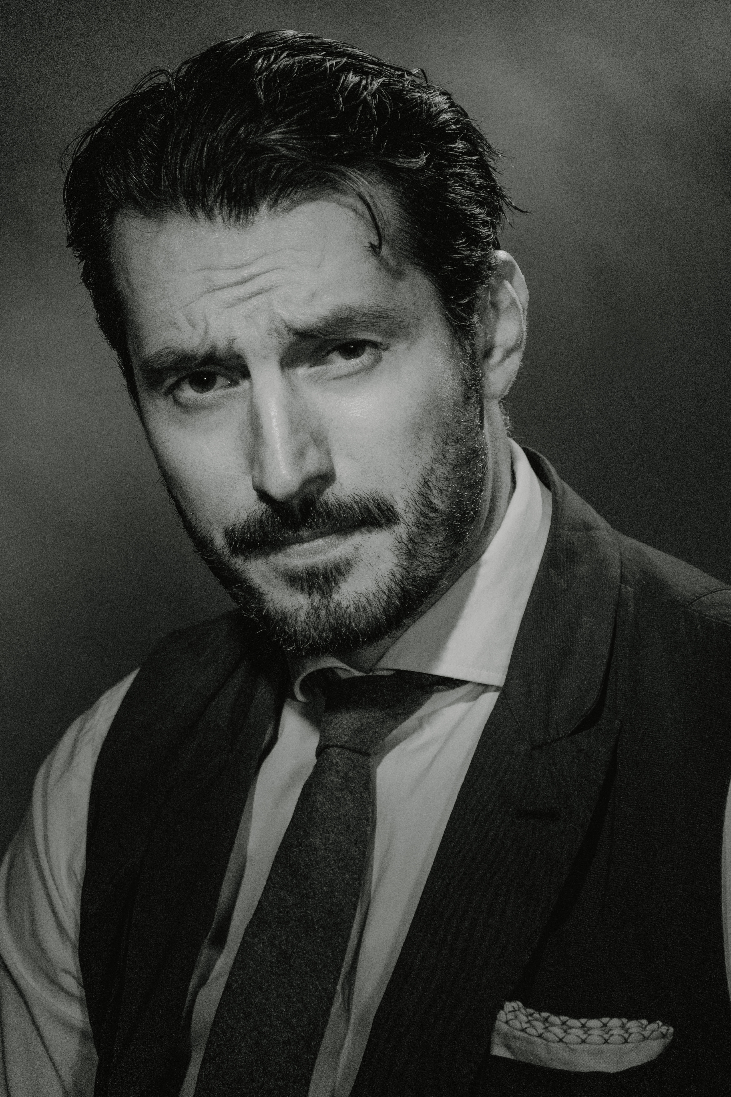 Мужской портрет. Портретная съемка в Москве, студийный фотограф Игорь Фомин