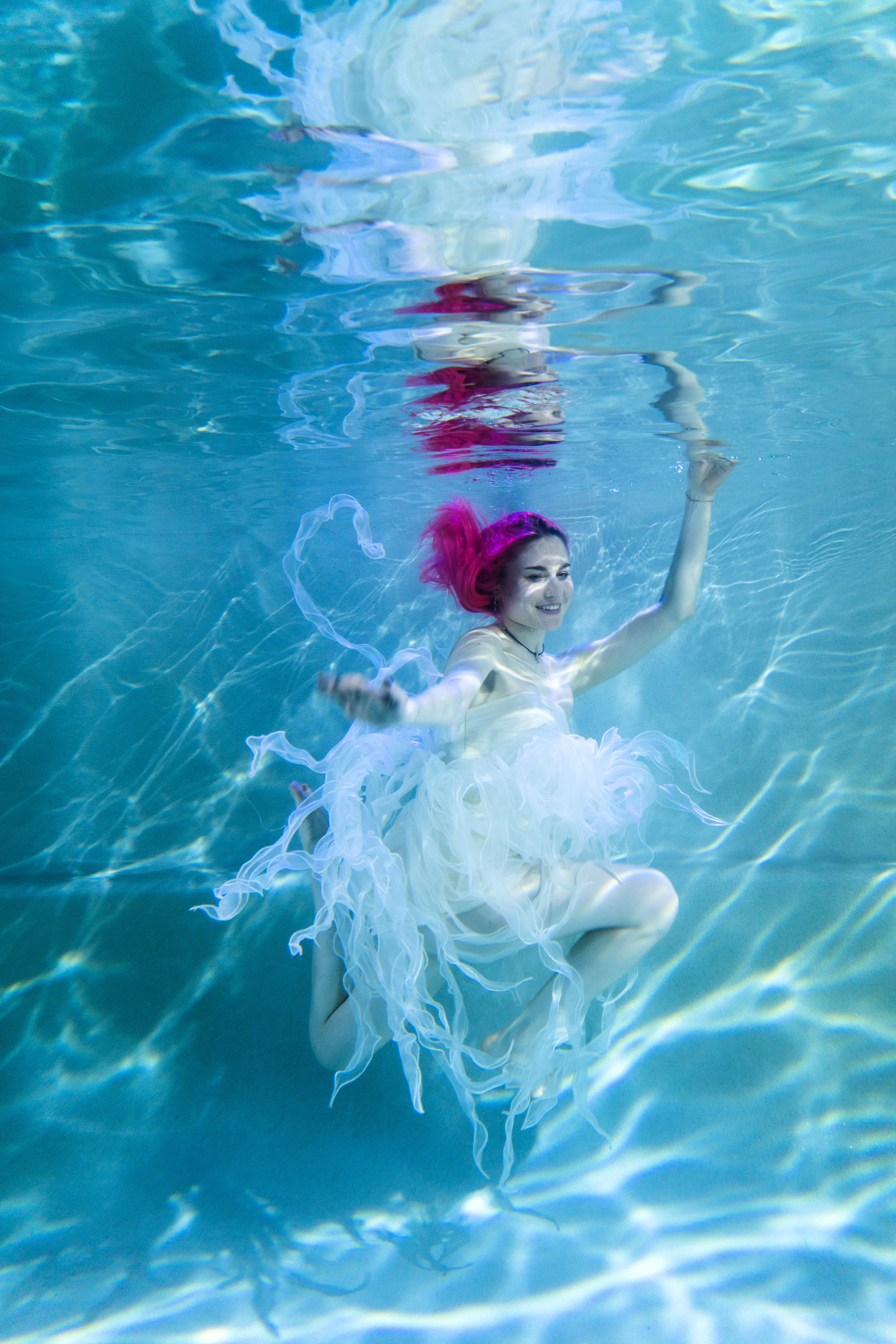 Подводная фотосессия. Портретная съемка в Москве, студийный фотограф Игорь Фомин