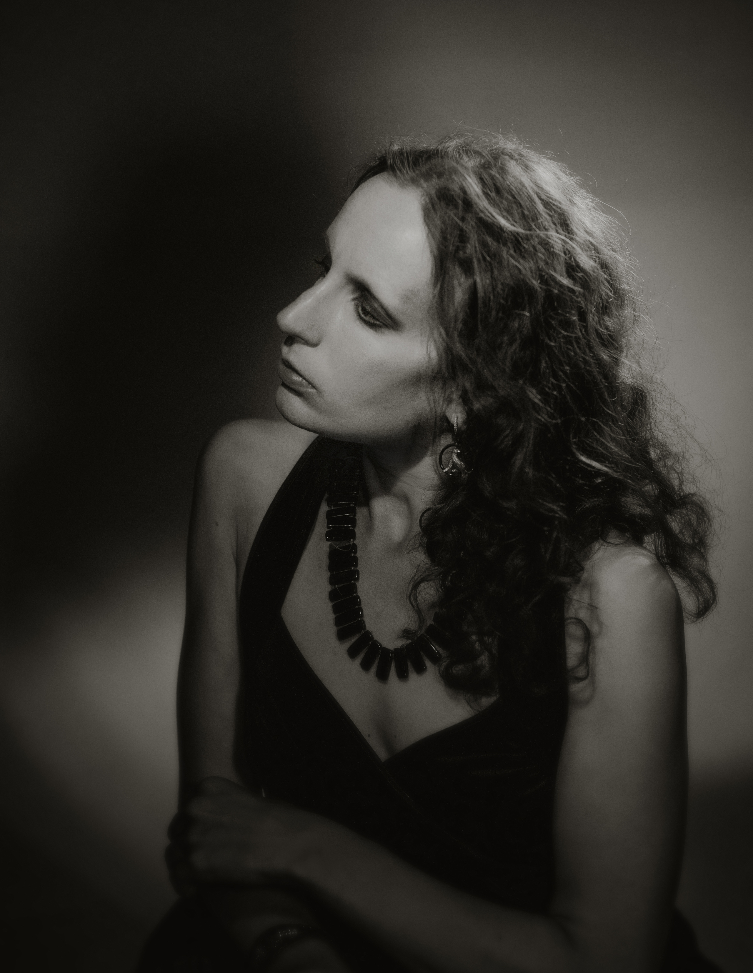 Фотосессия в стиле нуар. Портретная съемка в Москве, студийный фотограф Игорь Фомин