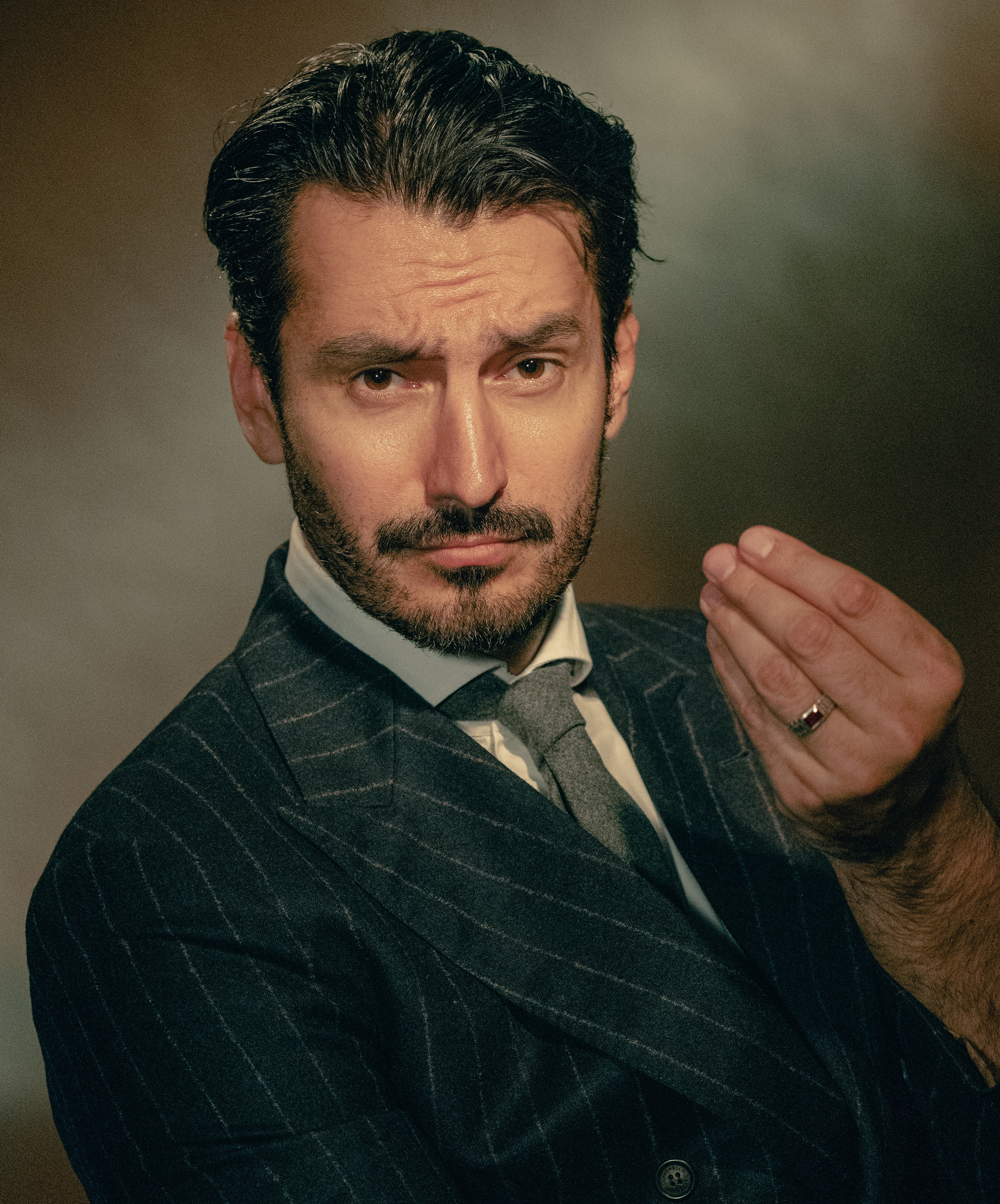 Мужской портрет. Портретная съемка в Москве, студийный фотограф Игорь Фомин