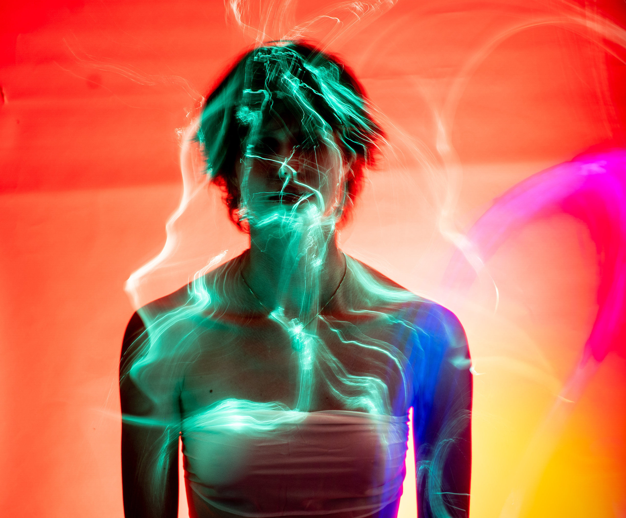 Фото эксперименты со светом. Портретная съемка в Москве, студийный фотограф Игорь Фомин