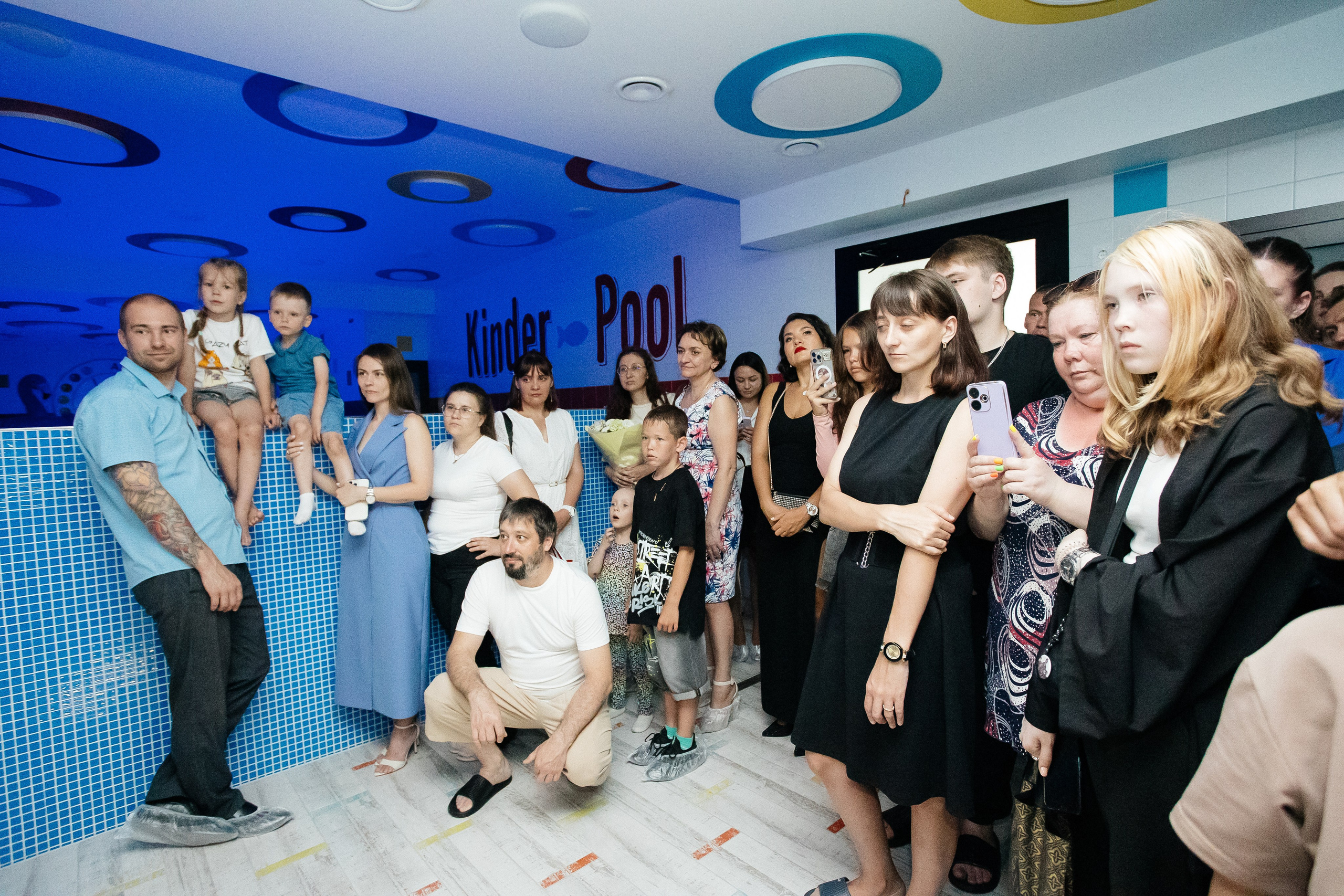 Открытие бассейна. Фотограф в Иркутске