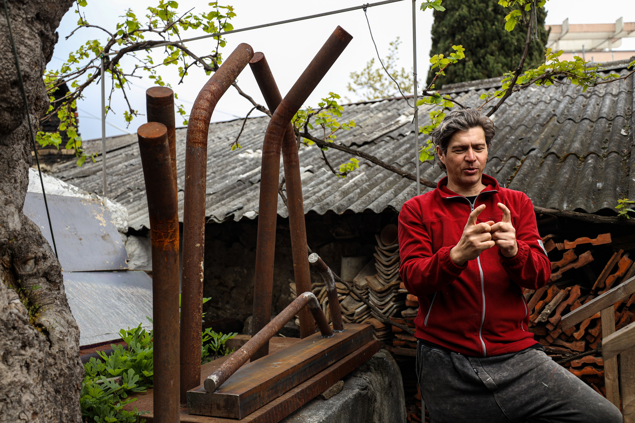 Художники Ренат Рамазанов и Александра Сырбу. Дженбаз Павел — фотограф в Ялте