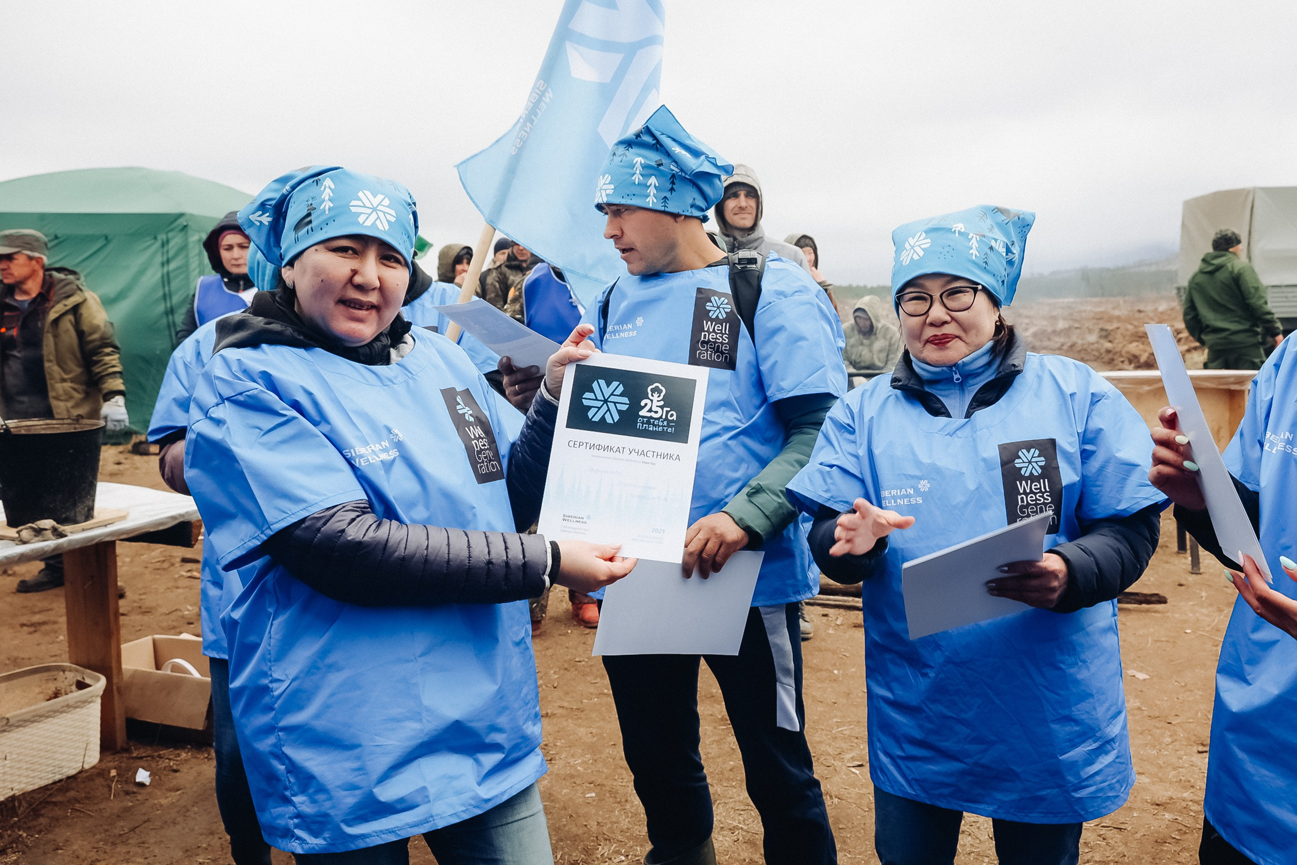 Siberian wellness. Ежегодная акция по посадке деревьев. Свадебный и семейный фотограф в Улан-Удэ