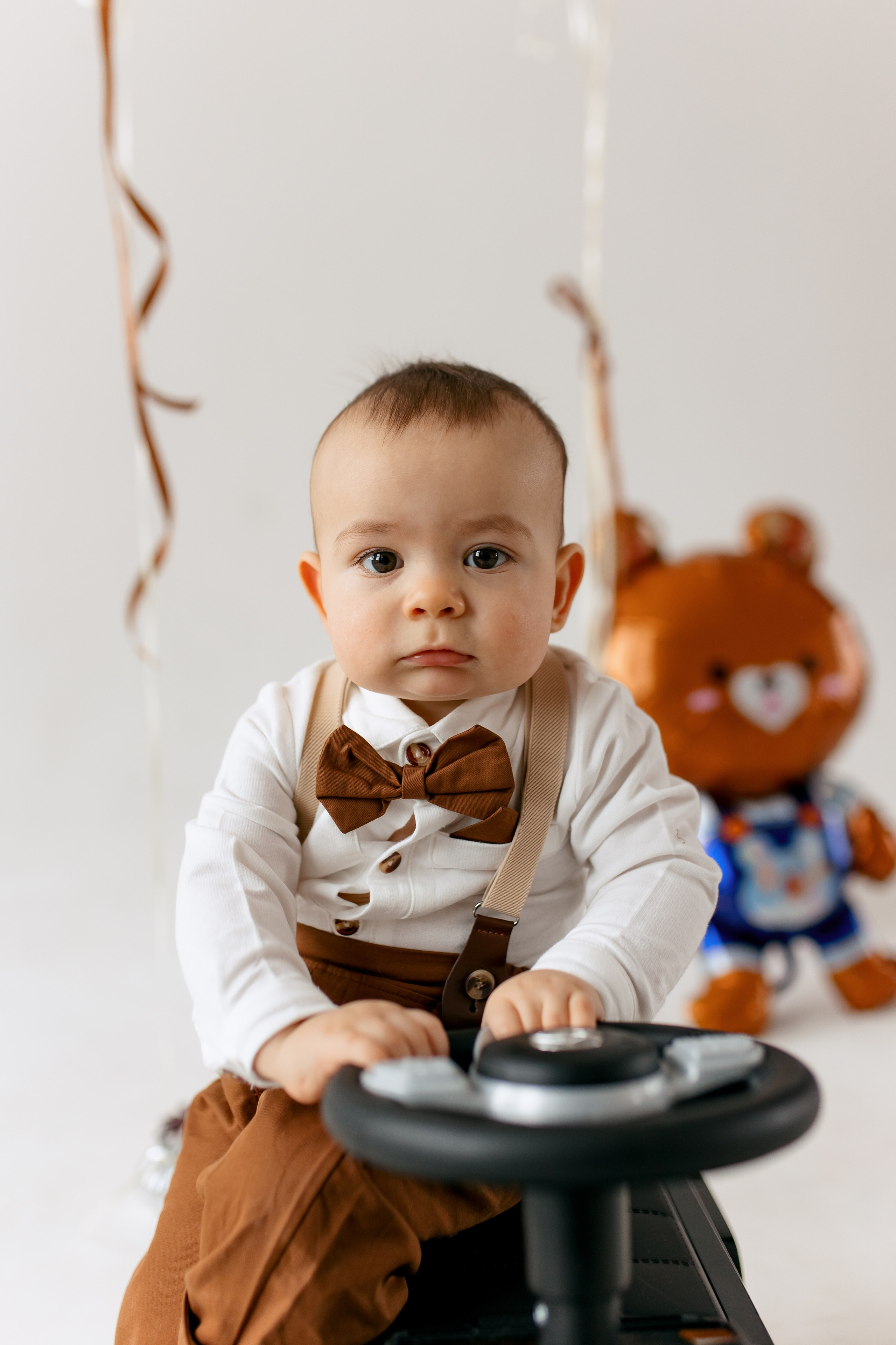 Мишка и шарики. Свадебный и портретный фотограф — Мария Костина