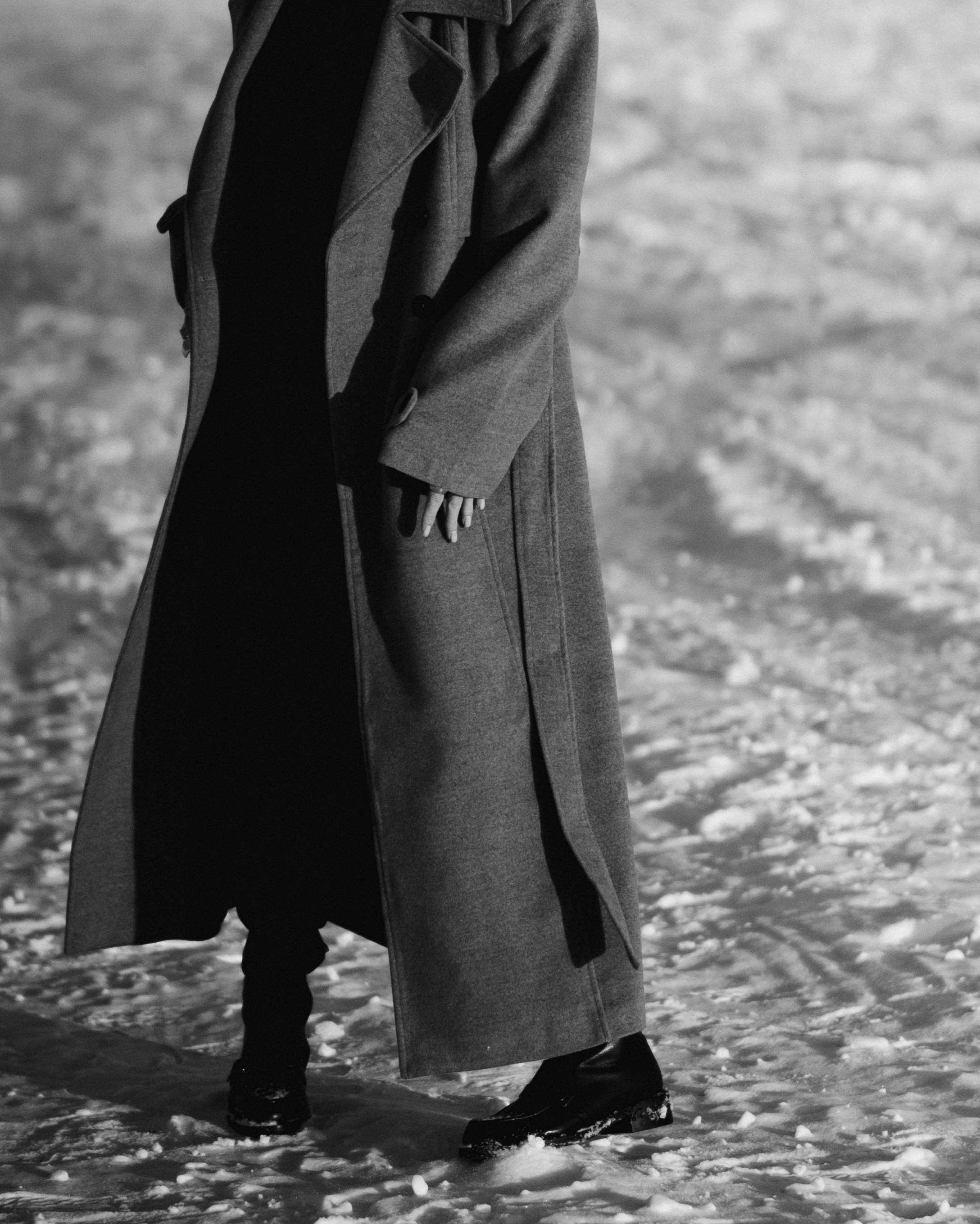 Фотосъёмка с цветком на льду на Ростовском море