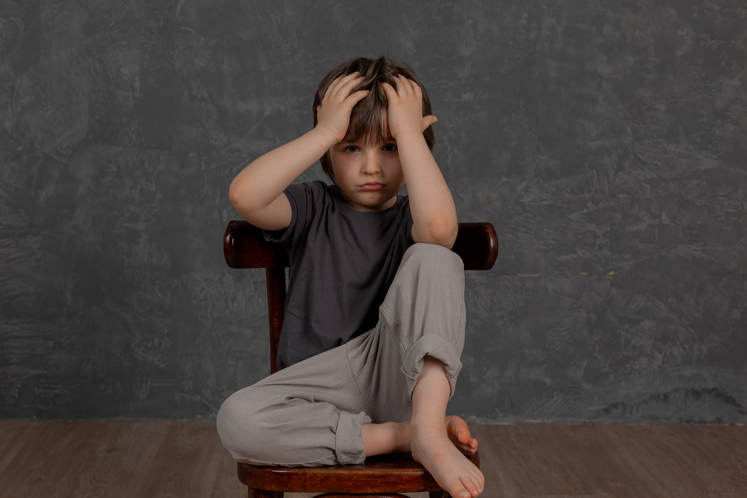 Детский портрет в студии. Семейный и детский фотограф в Москве Алёна Кораблина