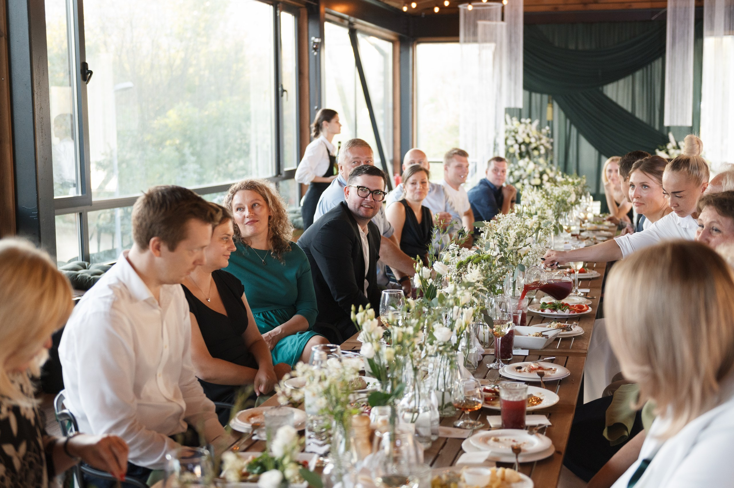 Свадьба в ресторане Берег в Москве. Праздничное агентство ПИОН