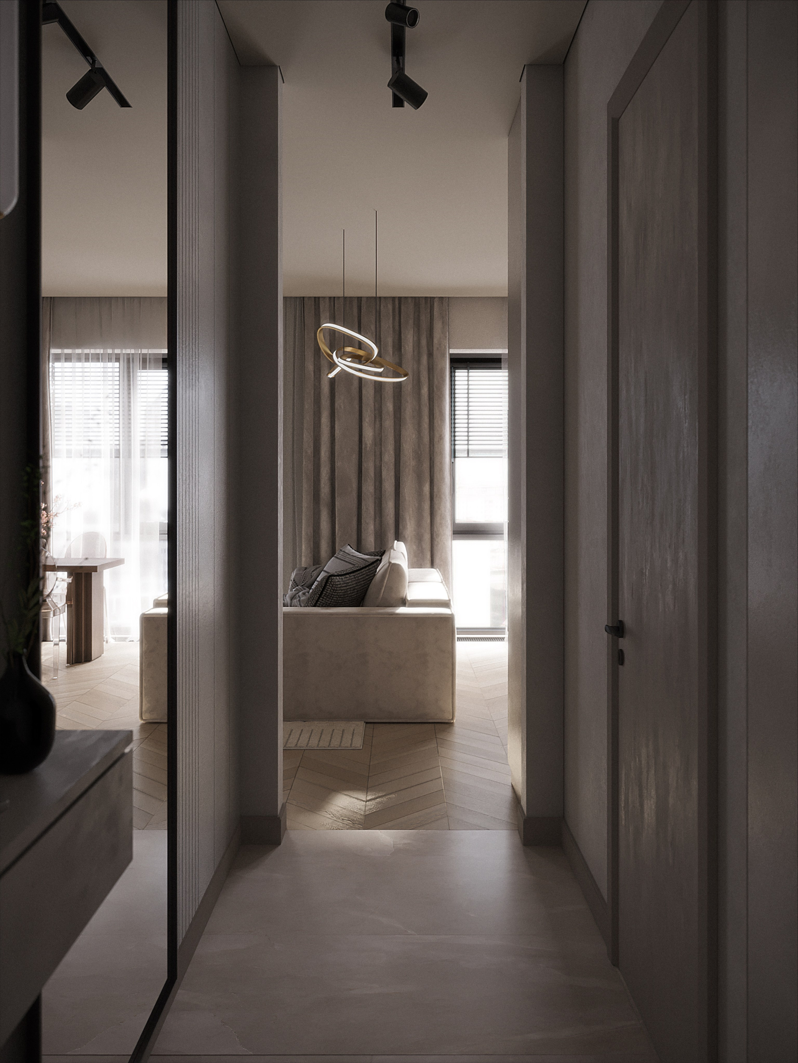 Квартира 64 кв.м. Юлия Григорьева — 3D визуализатор